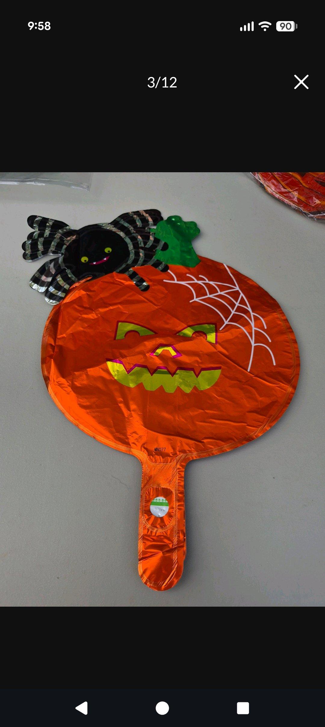 pumpkin faced Halloween balloons 5 different balloons 20ea - Port Orange, Florida - FleaMarketBay