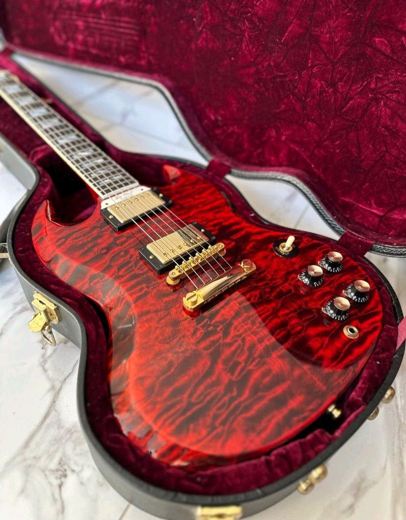 Gibson Custom Shop SG Custom Quilt Fire Tiger - Afton, New York - FleaMarketBay