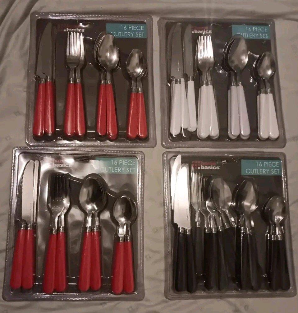 HOME BASIC 16PIECE CUTLERY SET - Bronx, New York - FleaMarketBay