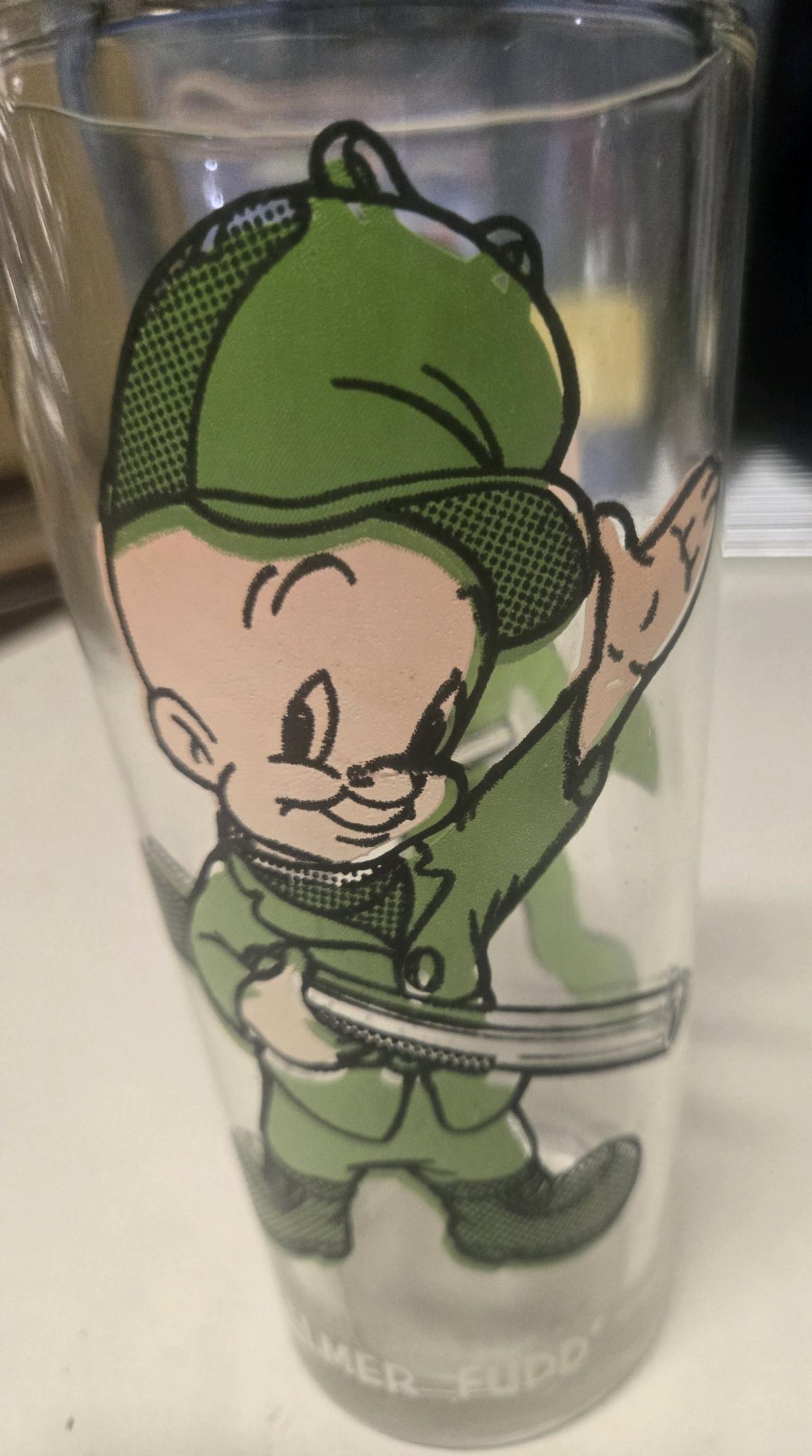 1973 Warner Bros Pepsi Collector Series Elmer Fudd Glass Loo - Linthicum Heights, Maryland - FleaMarketBay