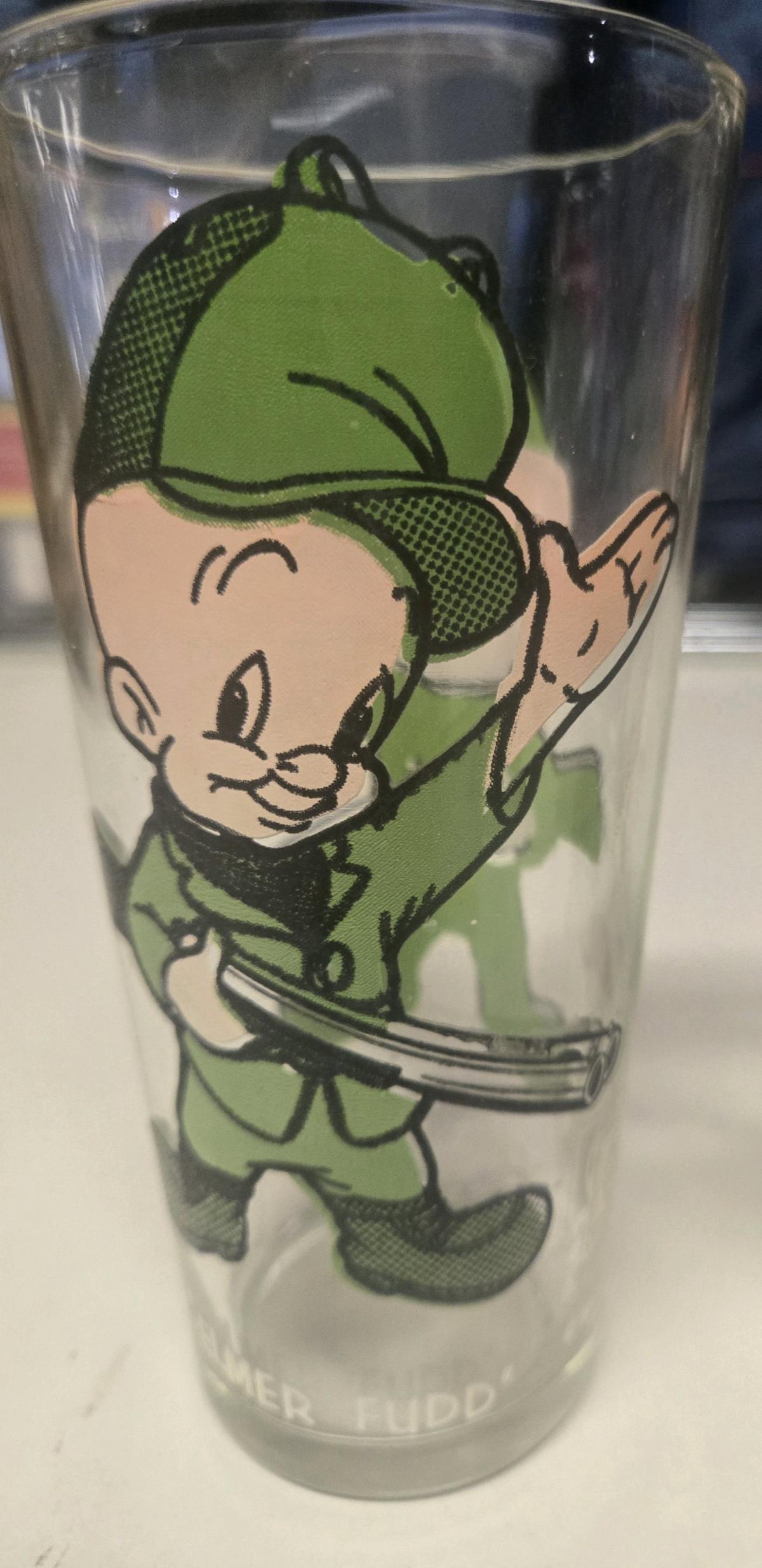 1973 Warner Bros Pepsi Collector Series Elmer Fudd Glass Loo - Linthicum Heights, Maryland - FleaMarketBay