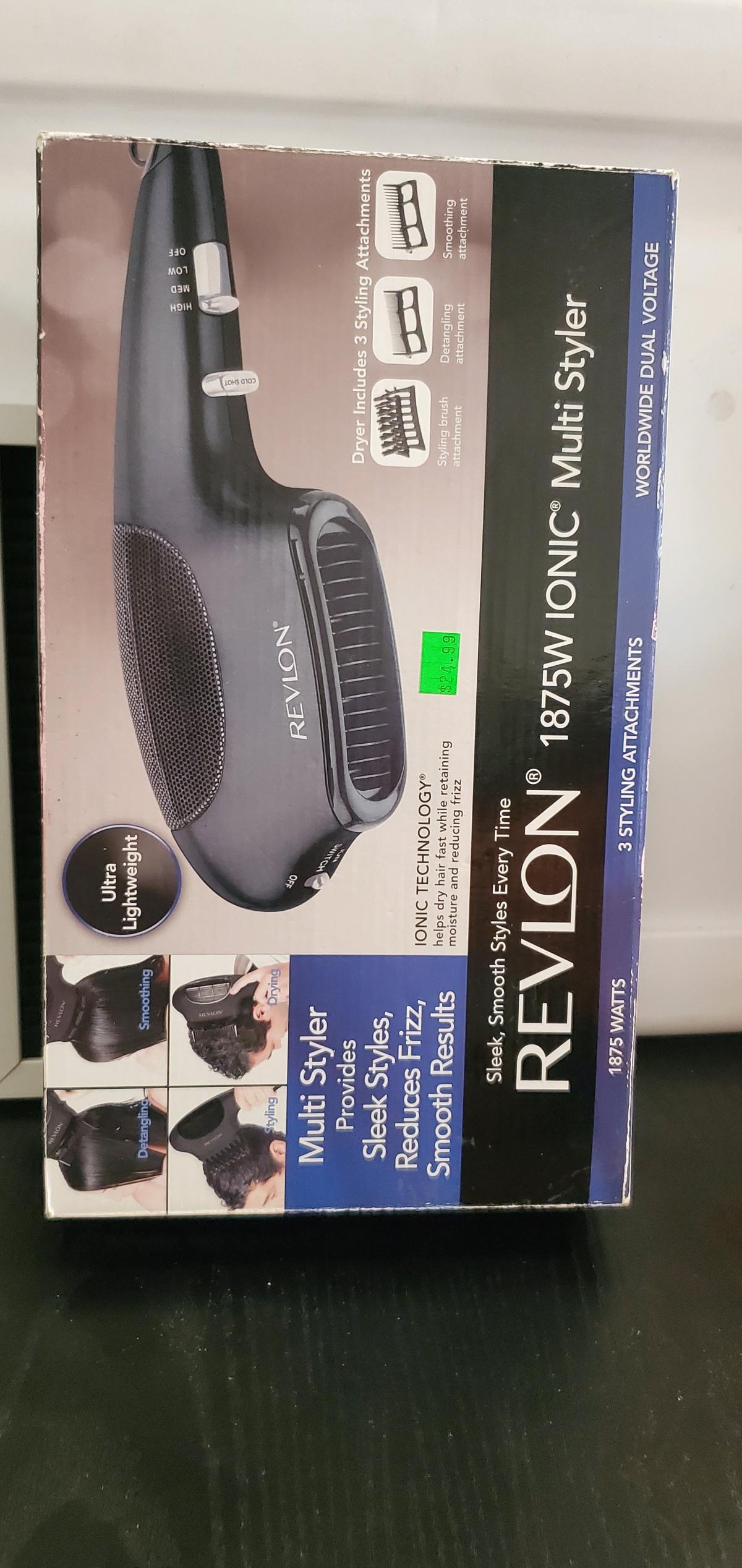 Revlon 1875W Ionic Multi Styler new open box - Ozone Park, New York - FleaMarketBay