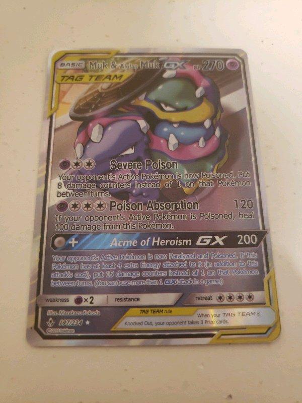 Pokemon  Muk  and Alola Muk GX - Calimesa, California - FleaMarketBay