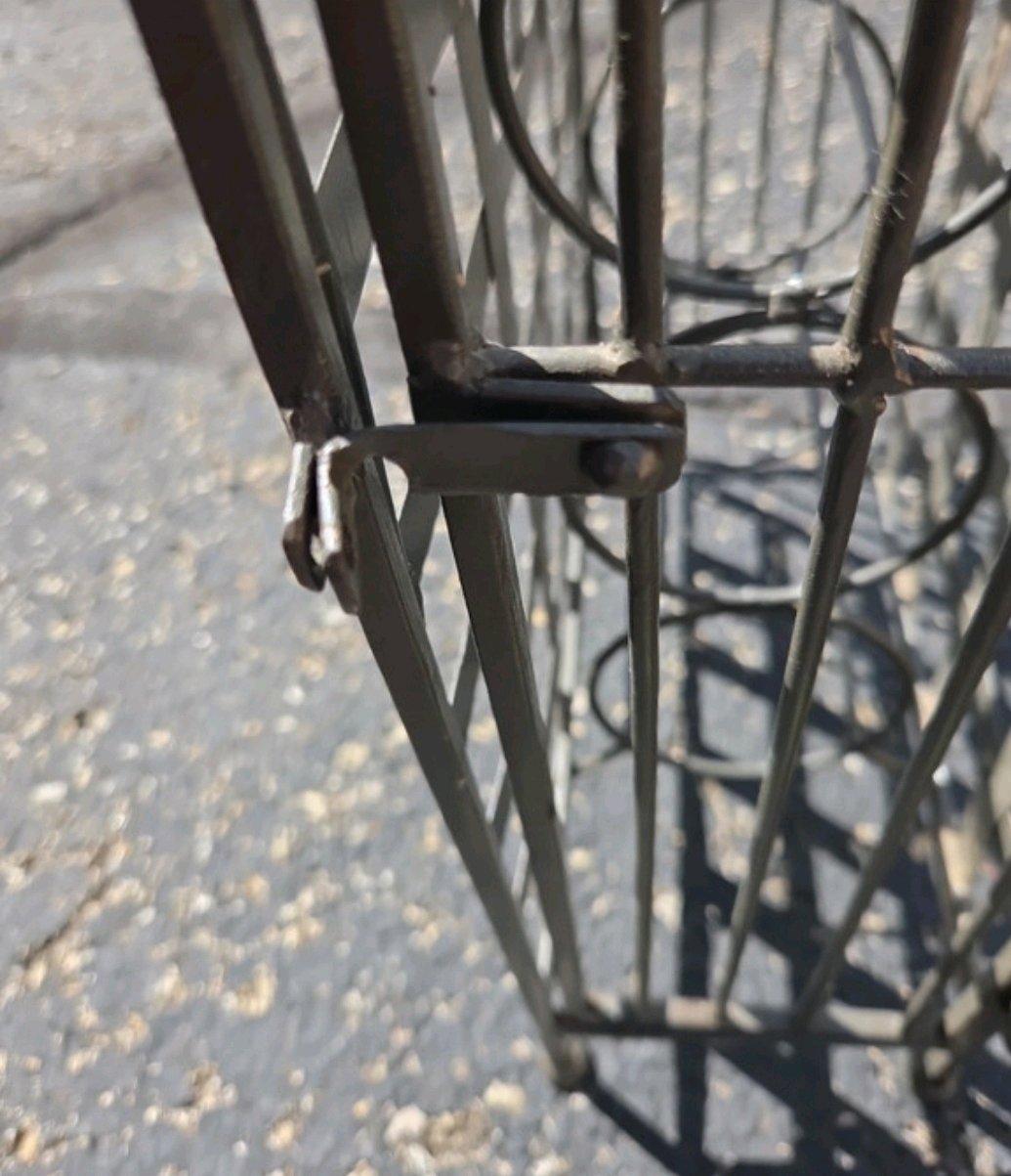 vintage lockable metal wine rack - Sellersburg, Indiana - FleaMarketBay