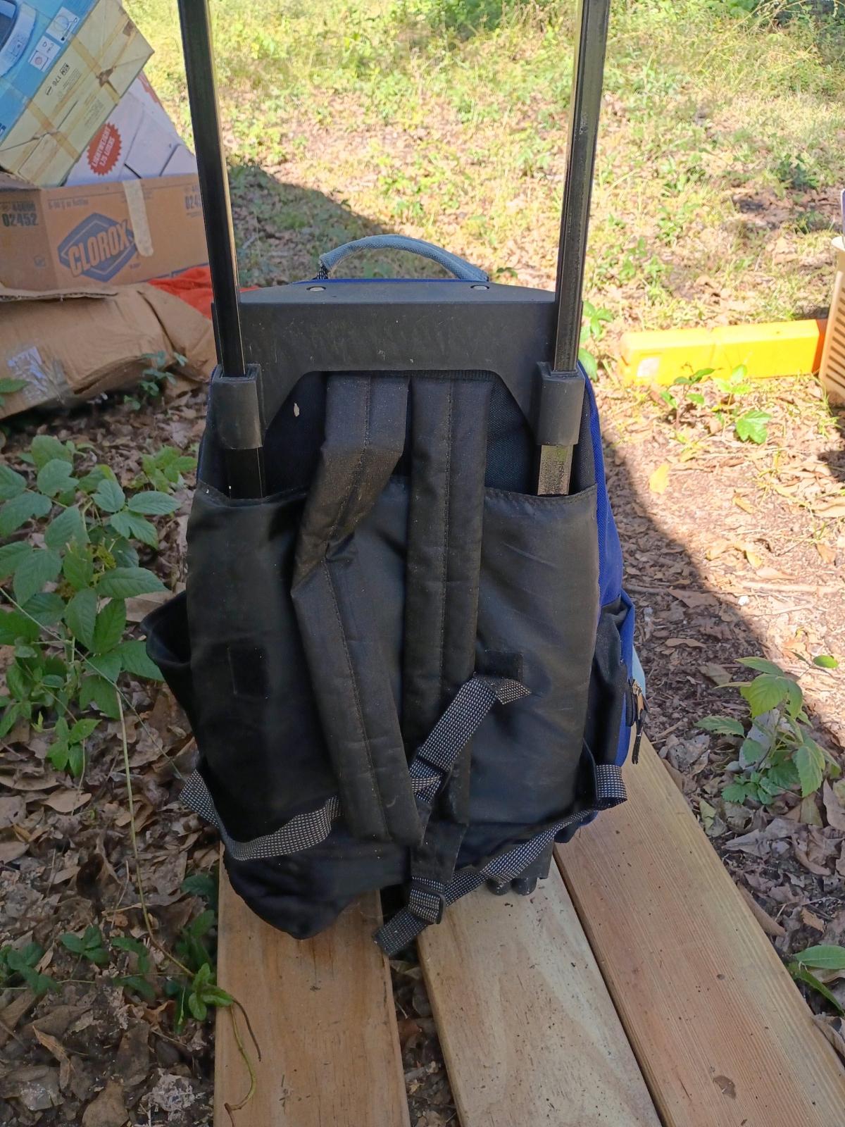 A Black and Blue Bookbag w wheels and handle - Swansea, South Carolina - FleaMarketBay