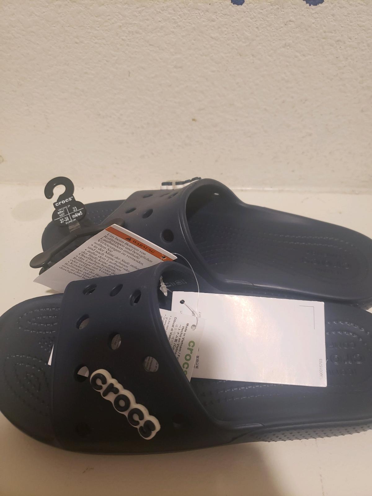 Navy Blue Crocs  Classis Slide - Calimesa, California - FleaMarketBay