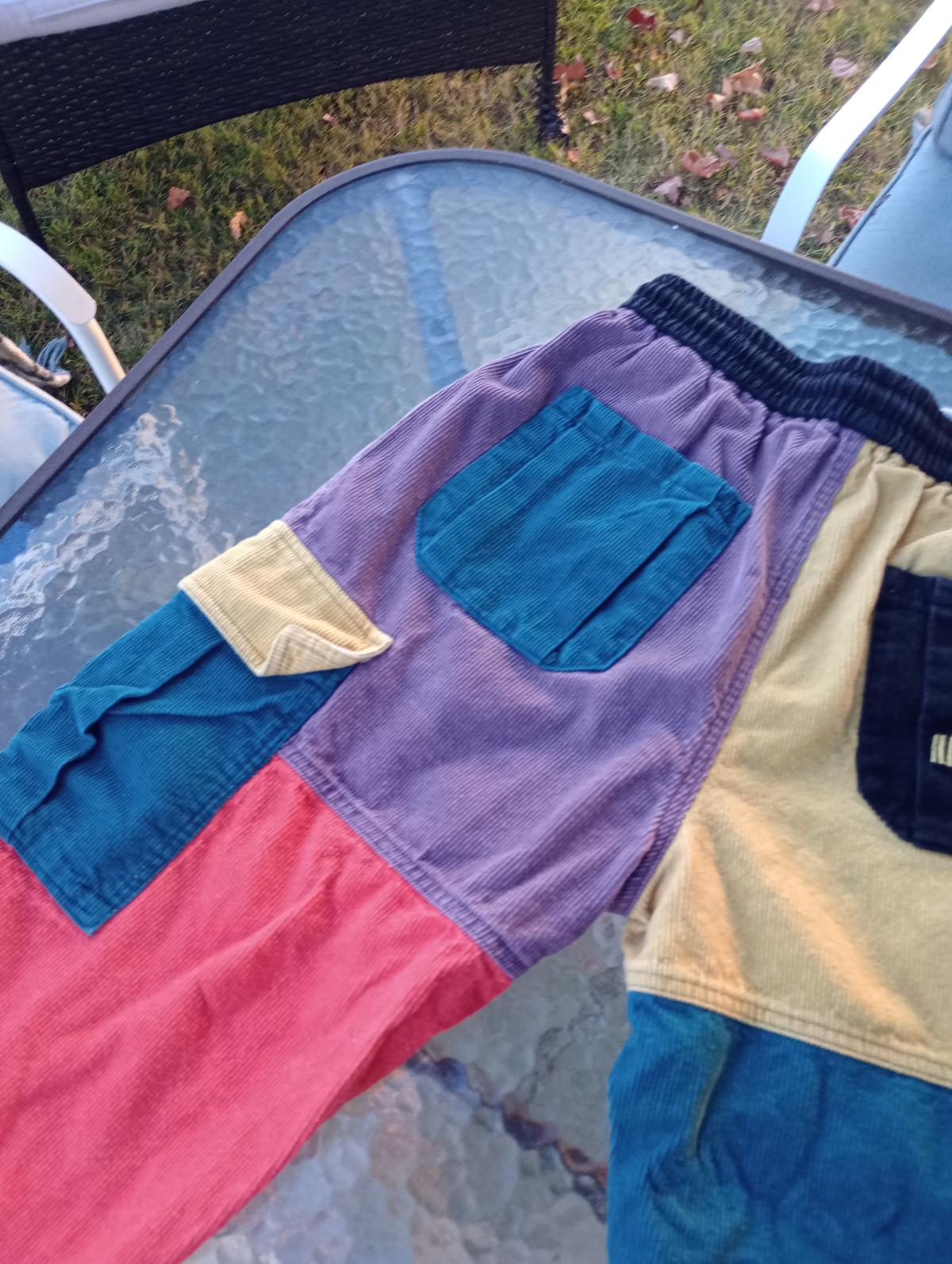 Aelfric Eden cargo pants size Large multi color blocks - , Kentucky - FleaMarketBay