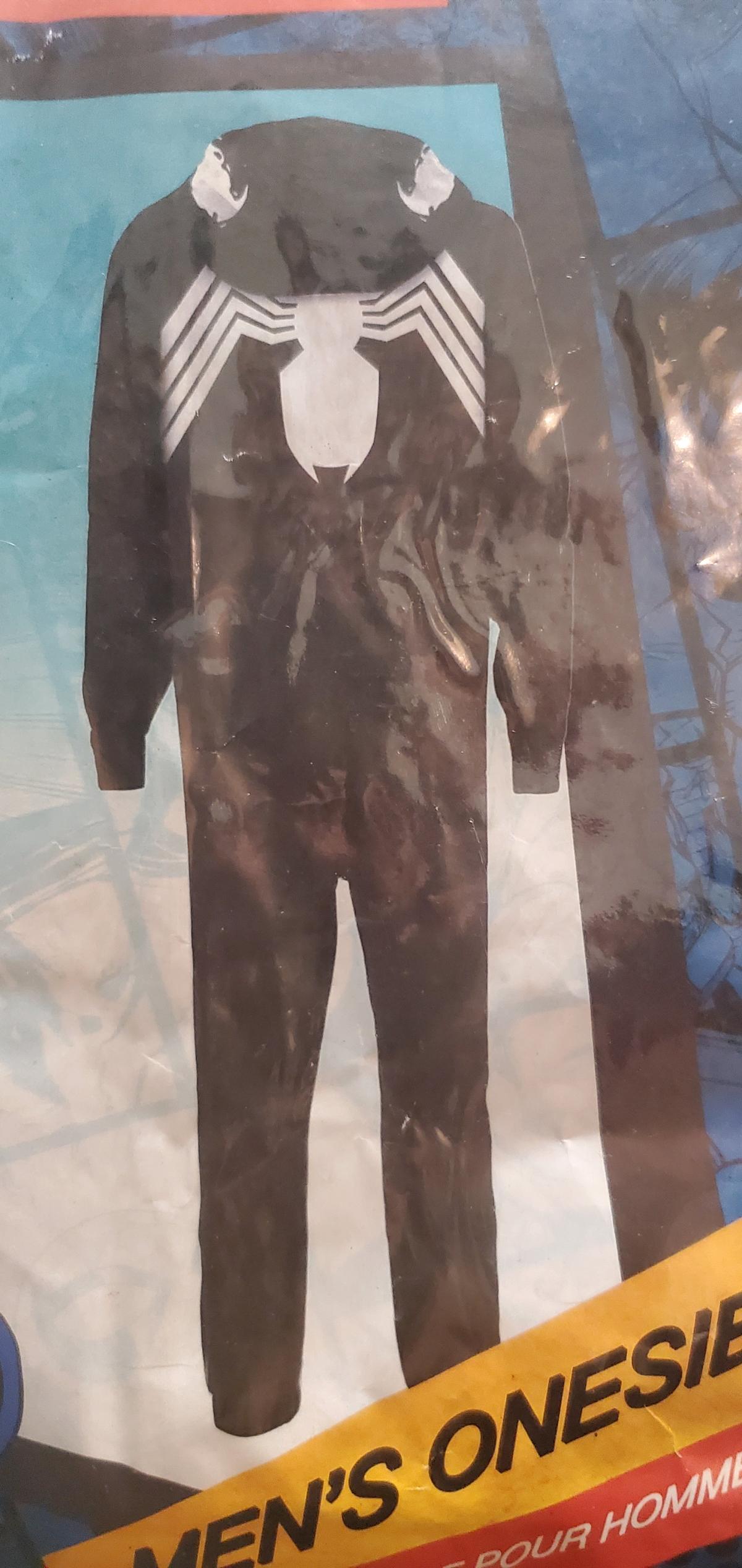 Marvel Venom Mens Hooded Union Suit Onesie - Ozone Park, New York - FleaMarketBay