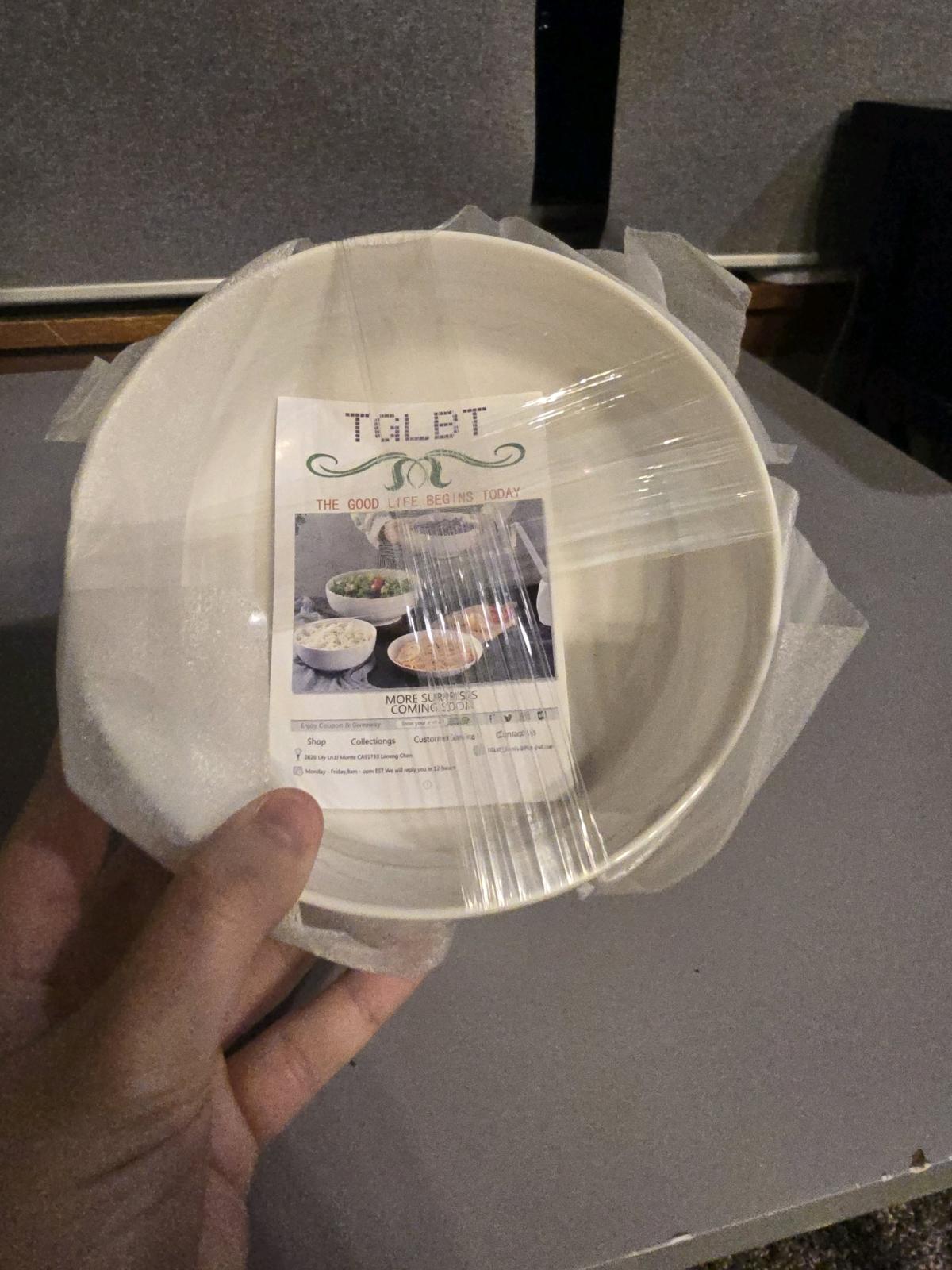 Brand New TGLBT Set of 3 White Ceramic Bowls Unopened - Sulphur, Oklahoma - FleaMarketBay