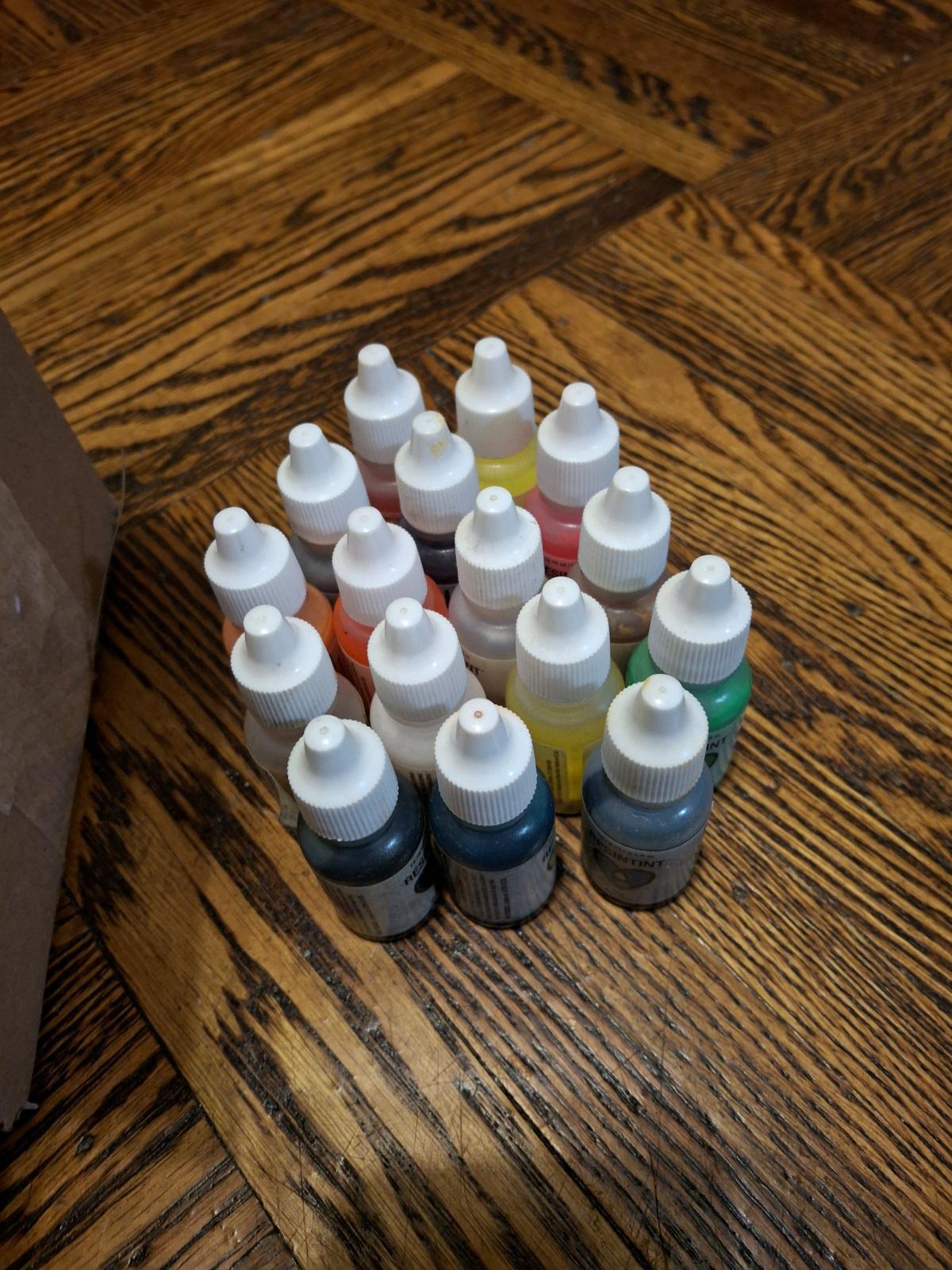 Box Of Resin Crafting Supplies - Flushing, New York - FleaMarketBay