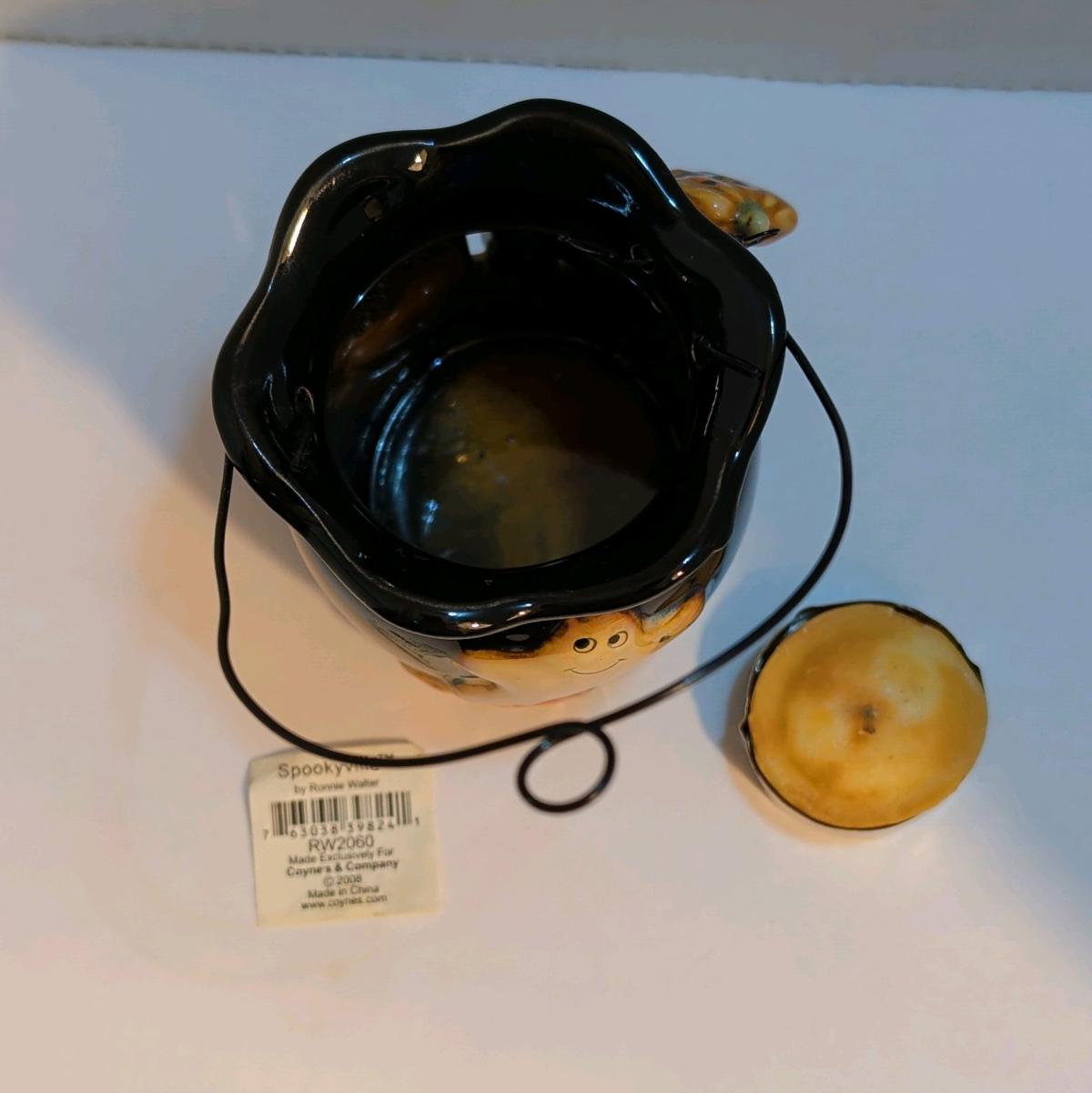 Spookyville Halloween Ghost Cauldron Tea Light Candle Holder - Phoenix, Arizona - FleaMarketBay