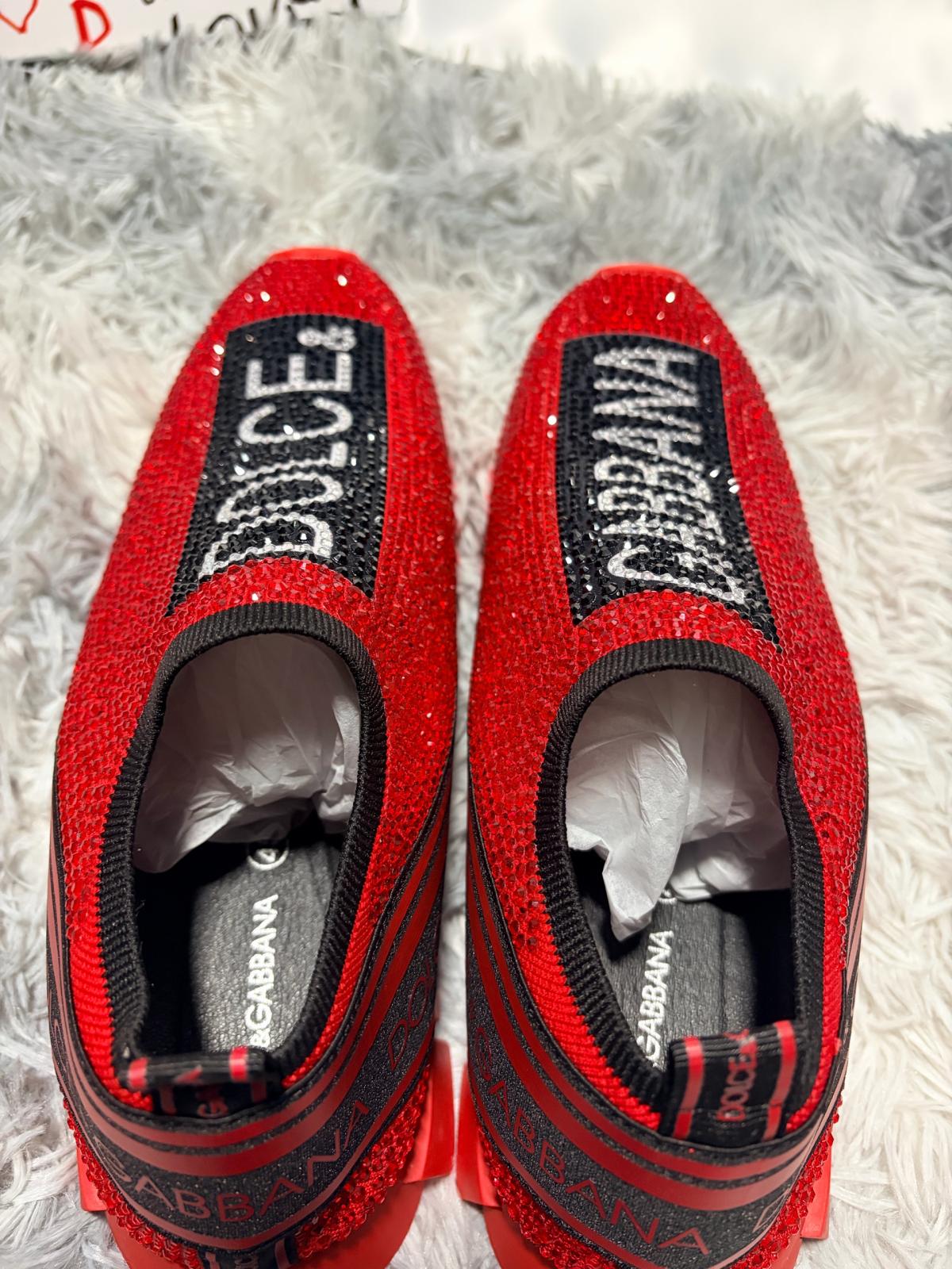 Red Dolce Gabbana Sneakers - Fort Worth, Texas - FleaMarketBay