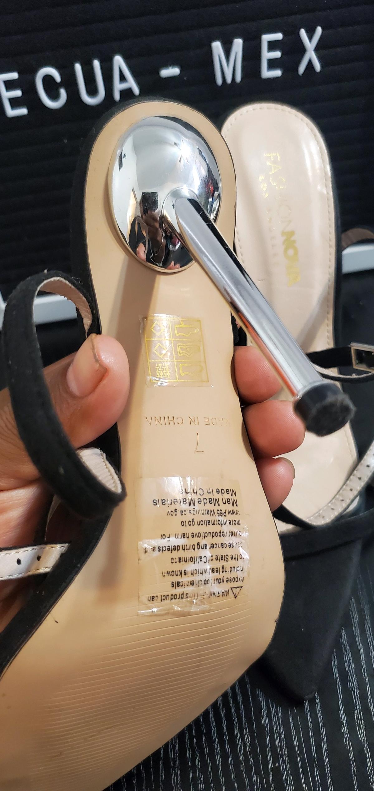 Fashion Nova Black Strappy Heels Size 7 no box - Ozone Park, New York - FleaMarketBay