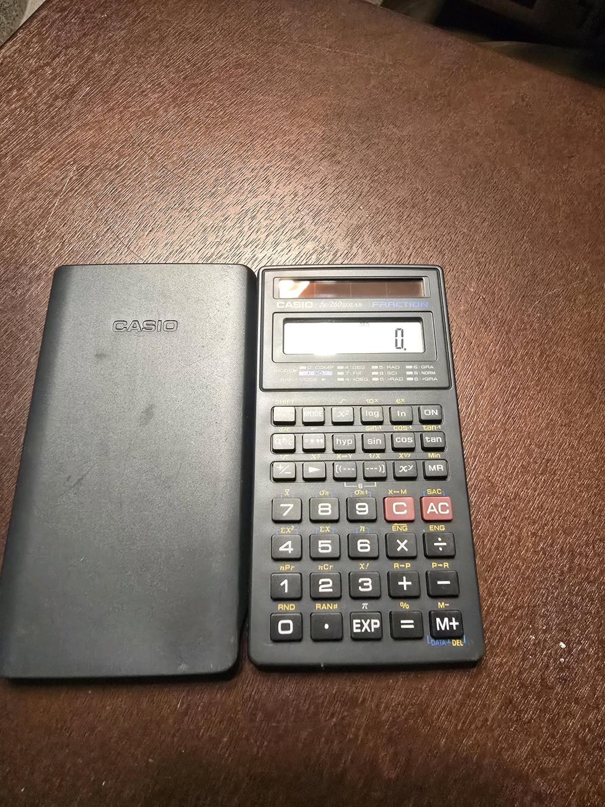 Lot of 2 Casio Scientific Calculators  fx82MS  fx260 SOLAR - Sulphur, Oklahoma - FleaMarketBay