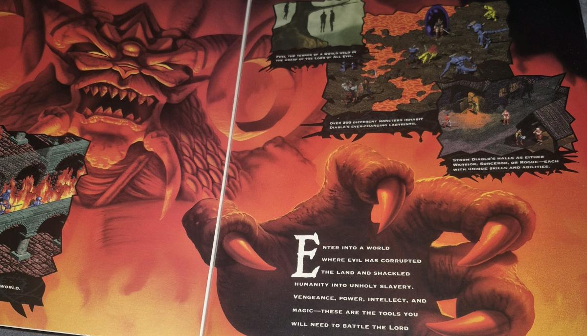 Vintage Diablo 1 1996 PC Game Box - Elkridge, Maryland - FleaMarketBay