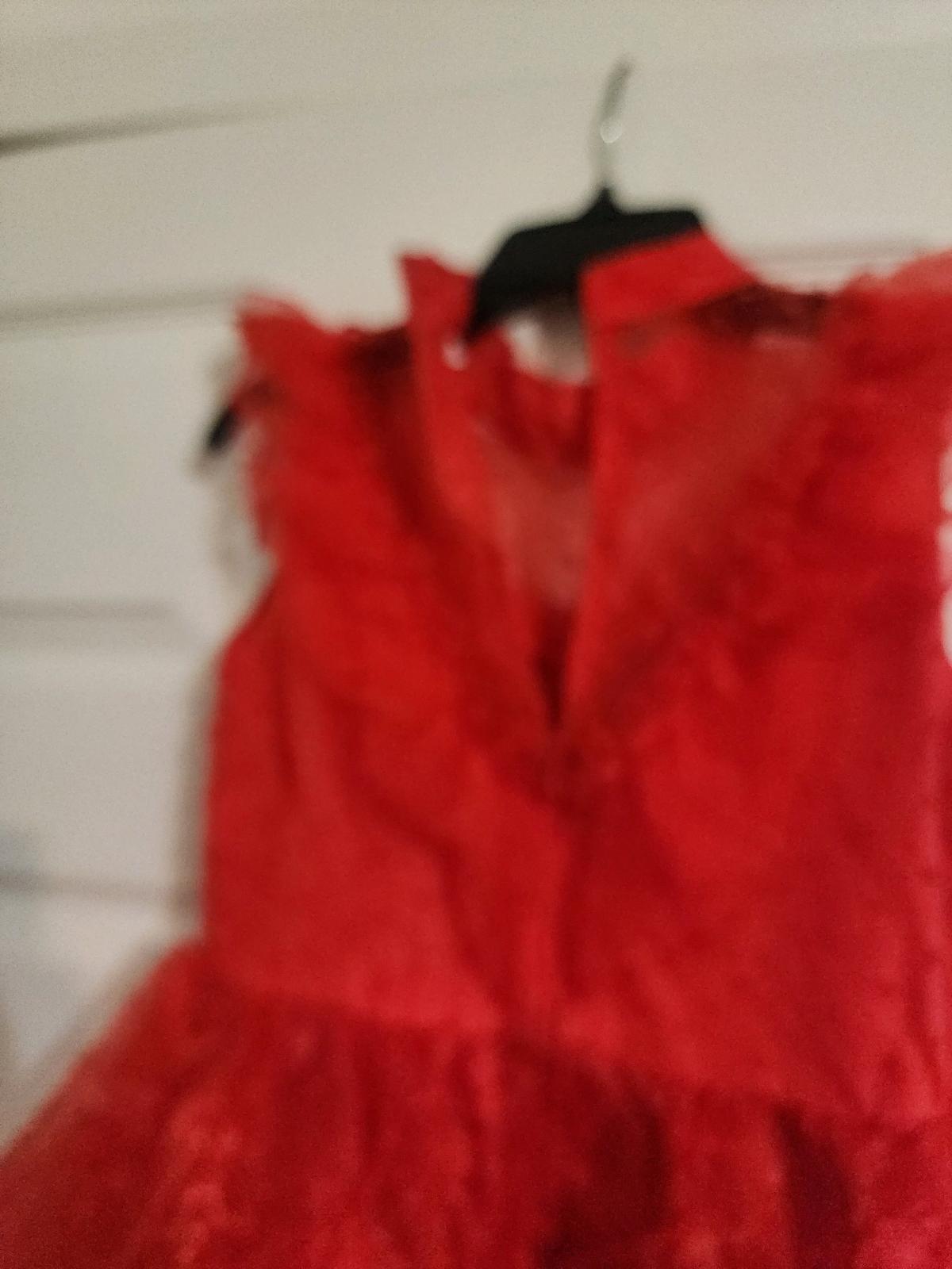 Lydia Deetzs red wedding dress from Beetlejuice Zize 140 - Ozone Park, New York - FleaMarketBay