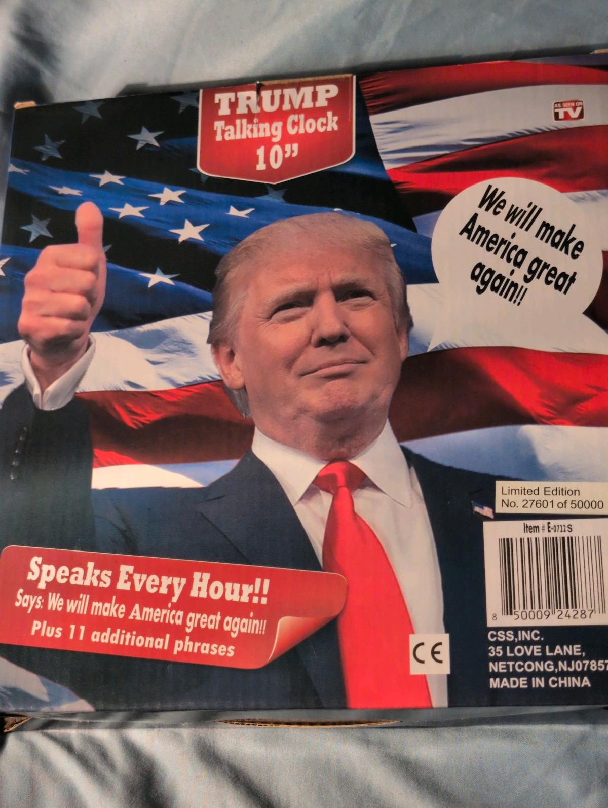 Donald Trump clock - Whiteville, North Carolina - FleaMarketBay