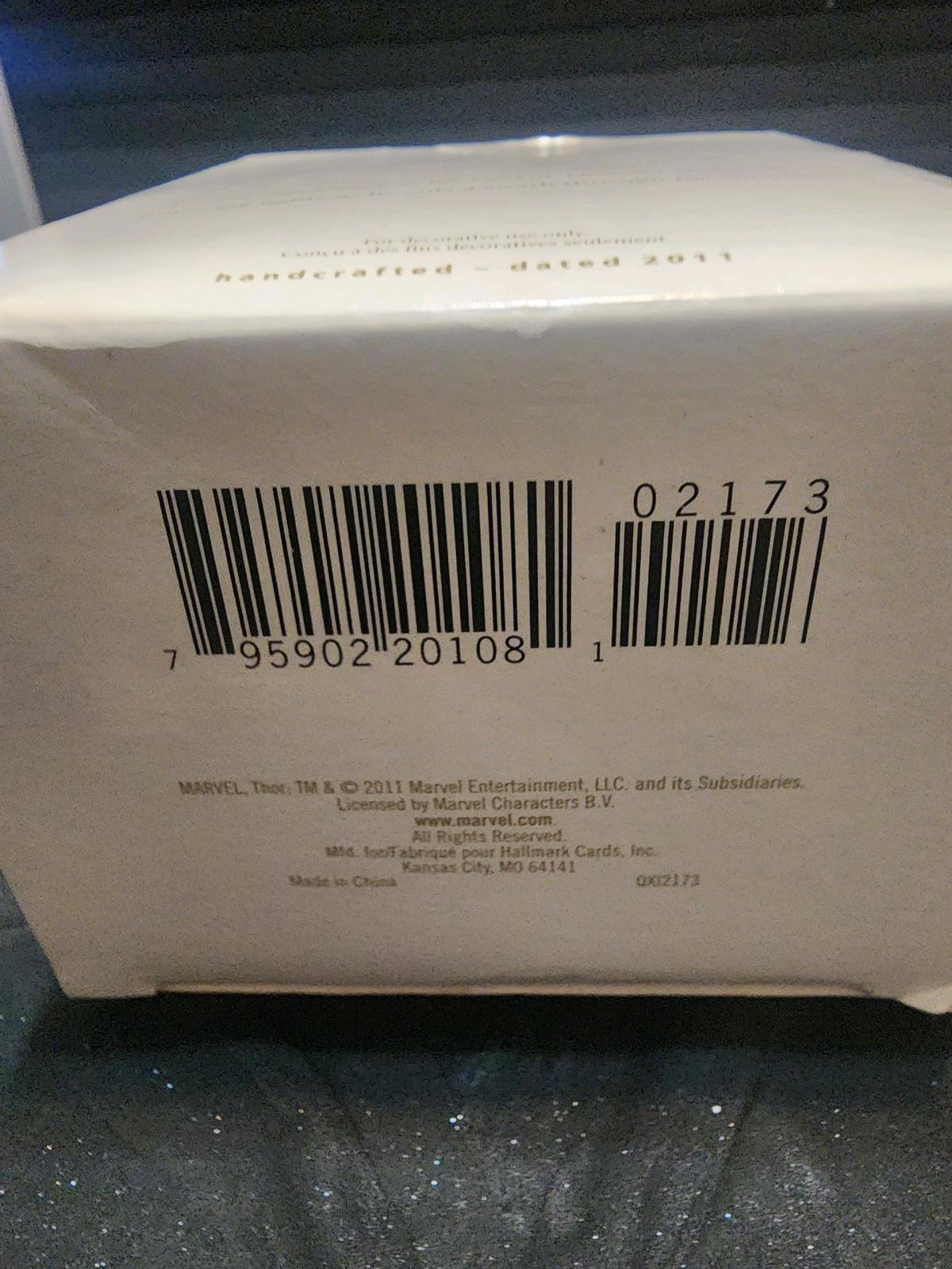 2011 Hallmark Keepsake Thor Ornament Item QXI2173 - Ozone Park, New York - FleaMarketBay