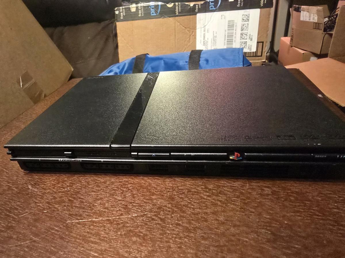 Sony PlayStation 2 PS2 Slim SCPH75001  1 Controller  Tested - Sulphur, Oklahoma - FleaMarketBay