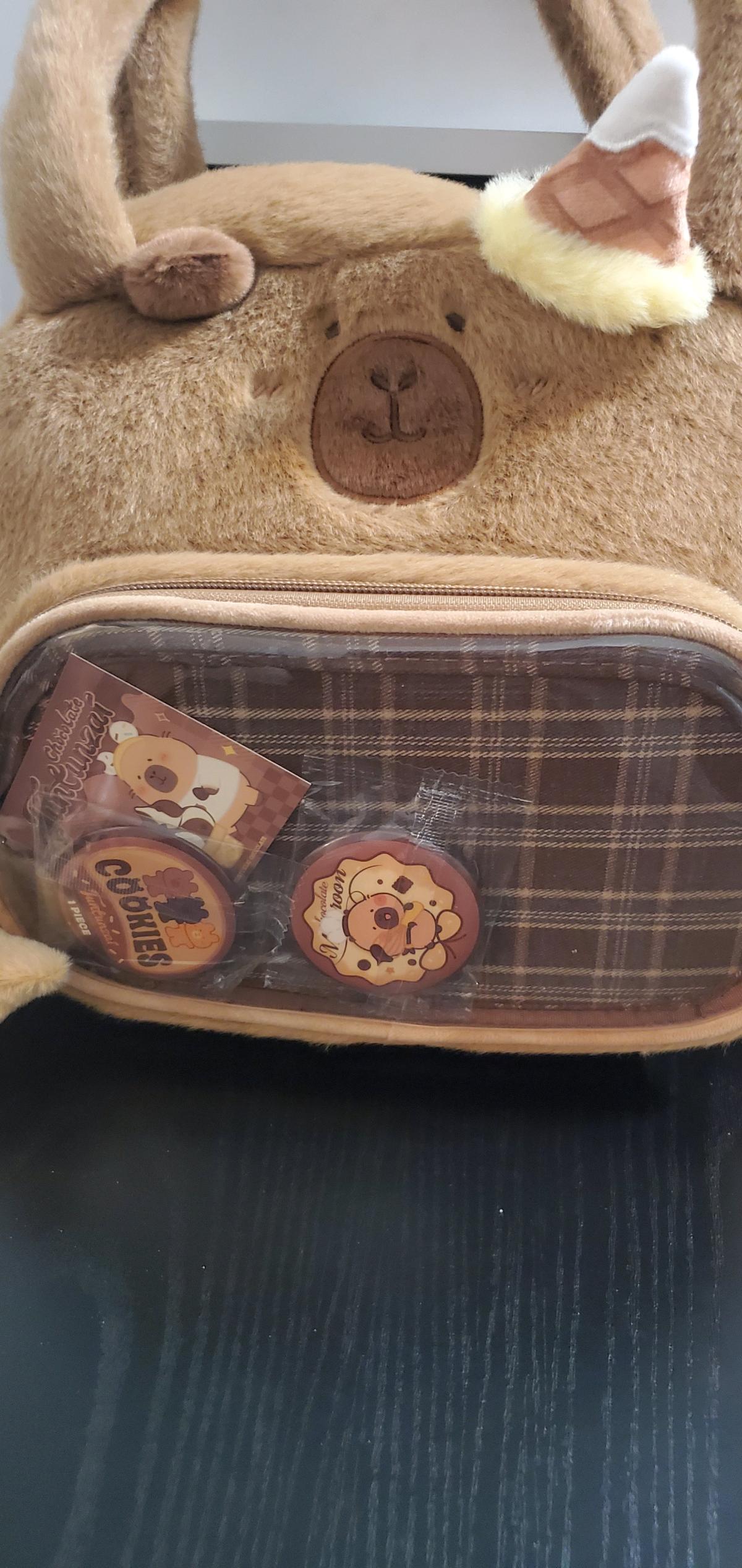 Tuntunzai Chocolate Plush Handbag - Ozone Park, New York - FleaMarketBay