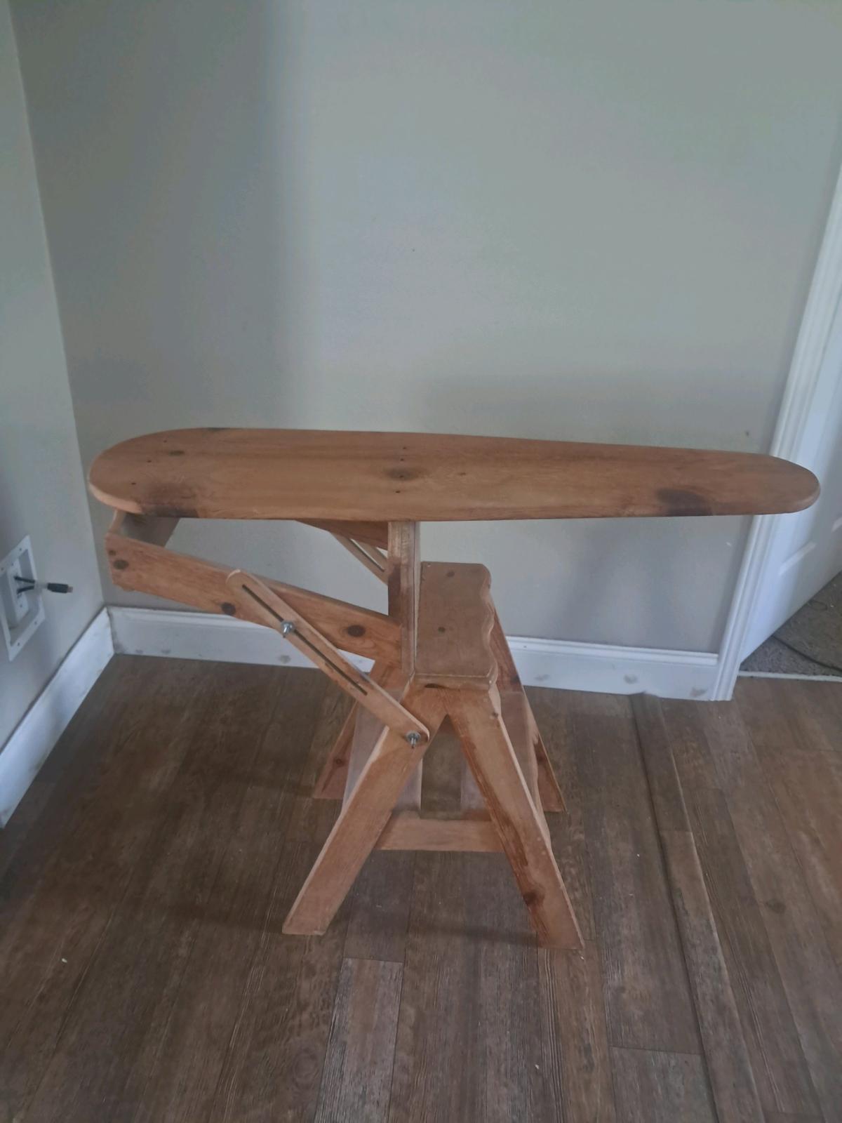 hand built 3 in 1 step stool bench and ironing board - Jewett, Texas - FleaMarketBay