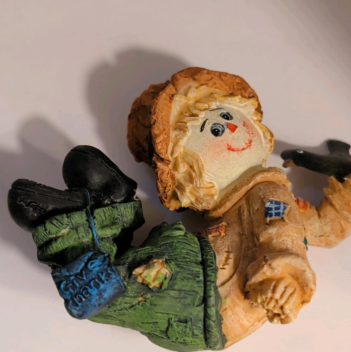 Set of 3 Scarecrow Harvest Figurines Hand Painted Resin - Phoenix, Arizona - FleaMarketBay