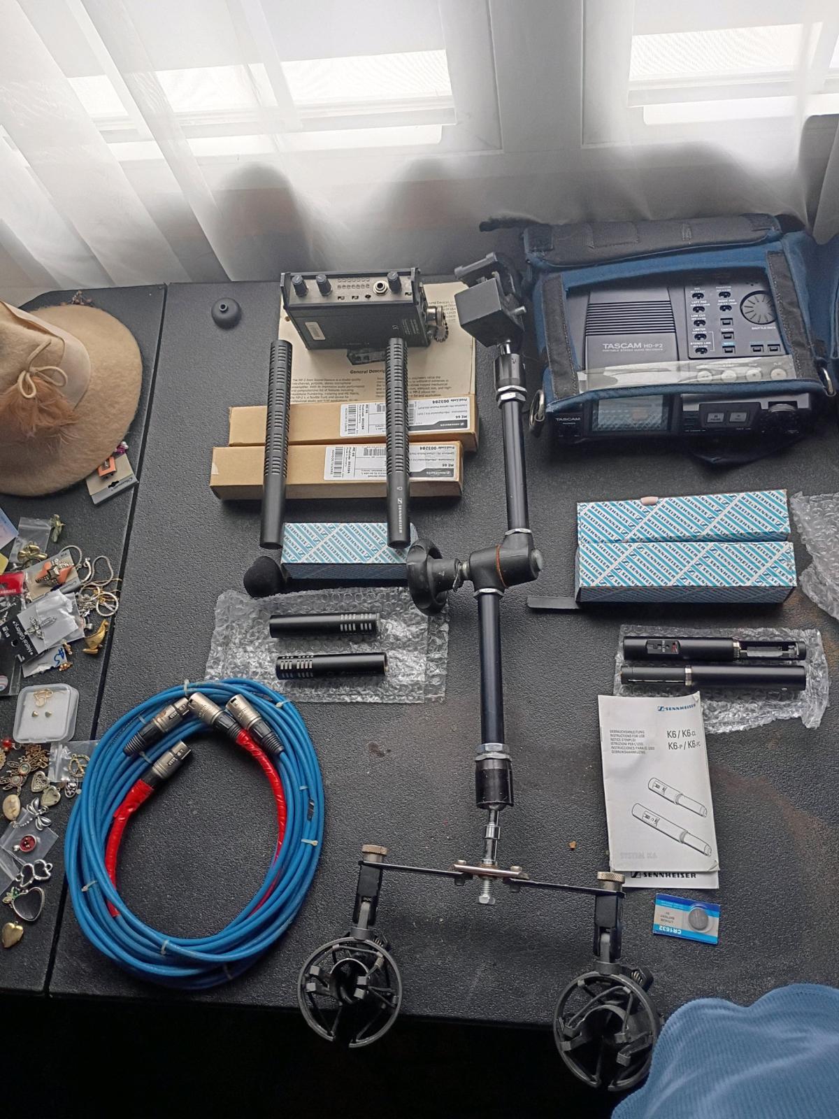 Sennheiser K6ME64 and 66 taping rig - Luzerne, Pennsylvania - FleaMarketBay