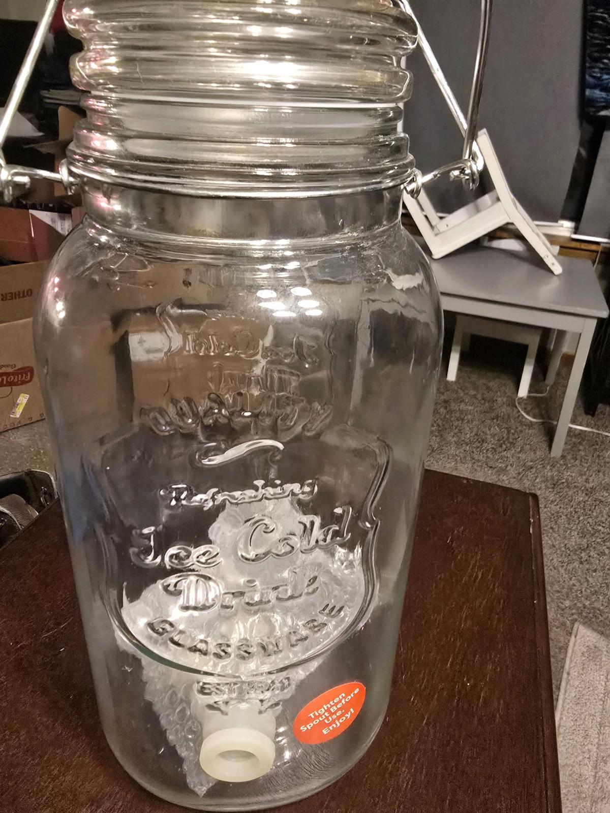 Glass Beverage Dispenser - Sulphur, Oklahoma - FleaMarketBay