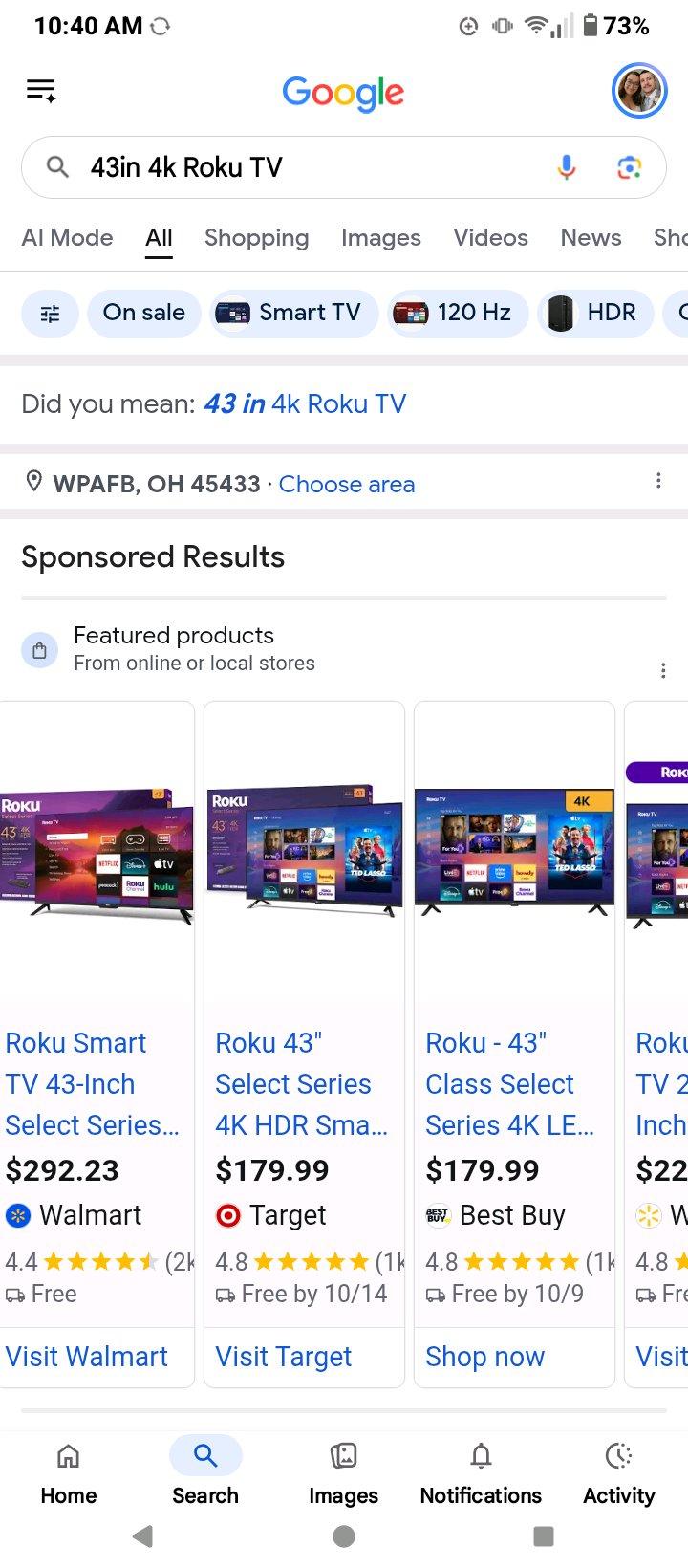 roku 43in 4k smart TVs in original box - Fairborn, Ohio - FleaMarketBay