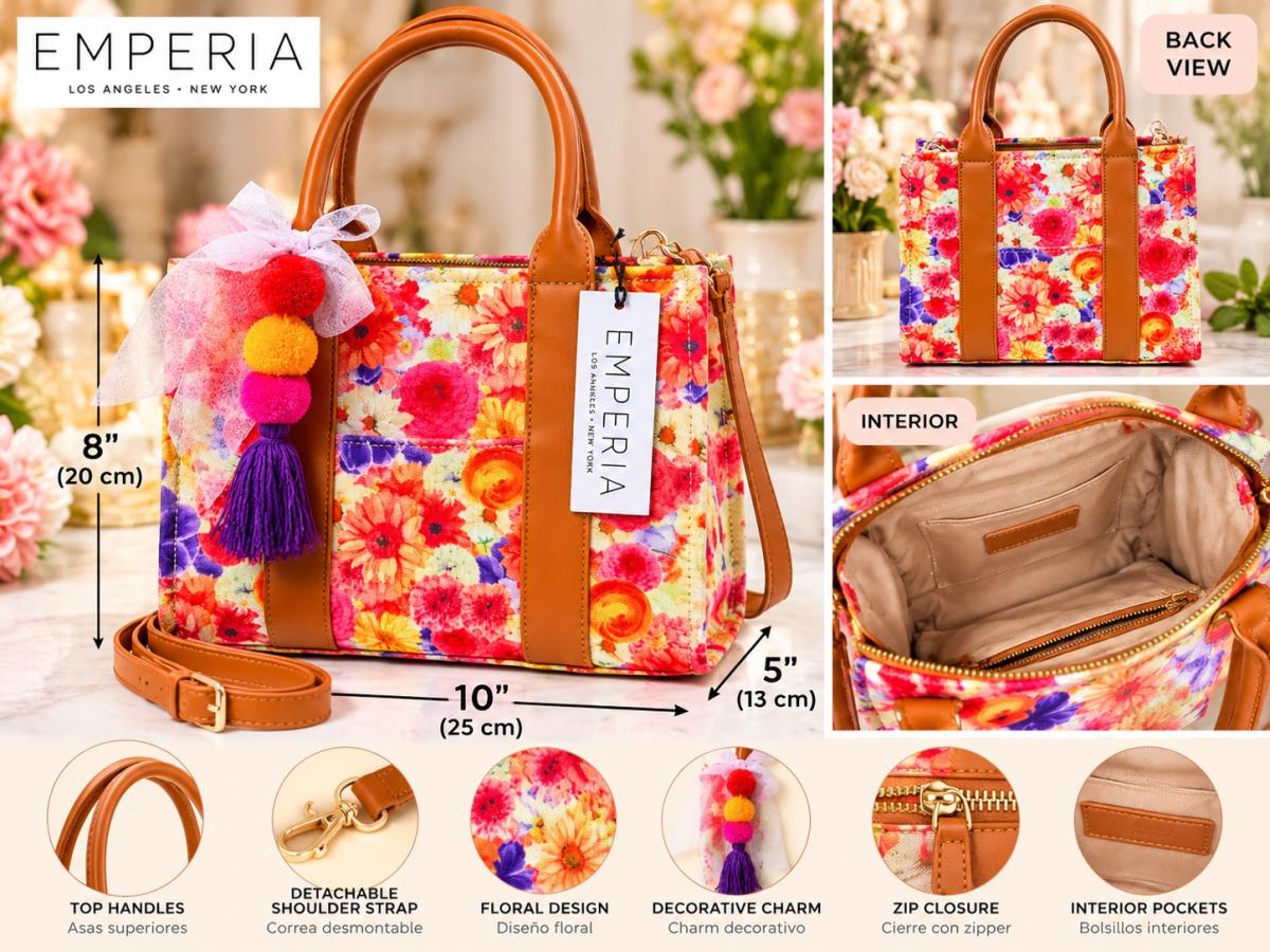 Bolsa de Mano Emperia para Mujer - Hatch, New Mexico - FleaMarketBay