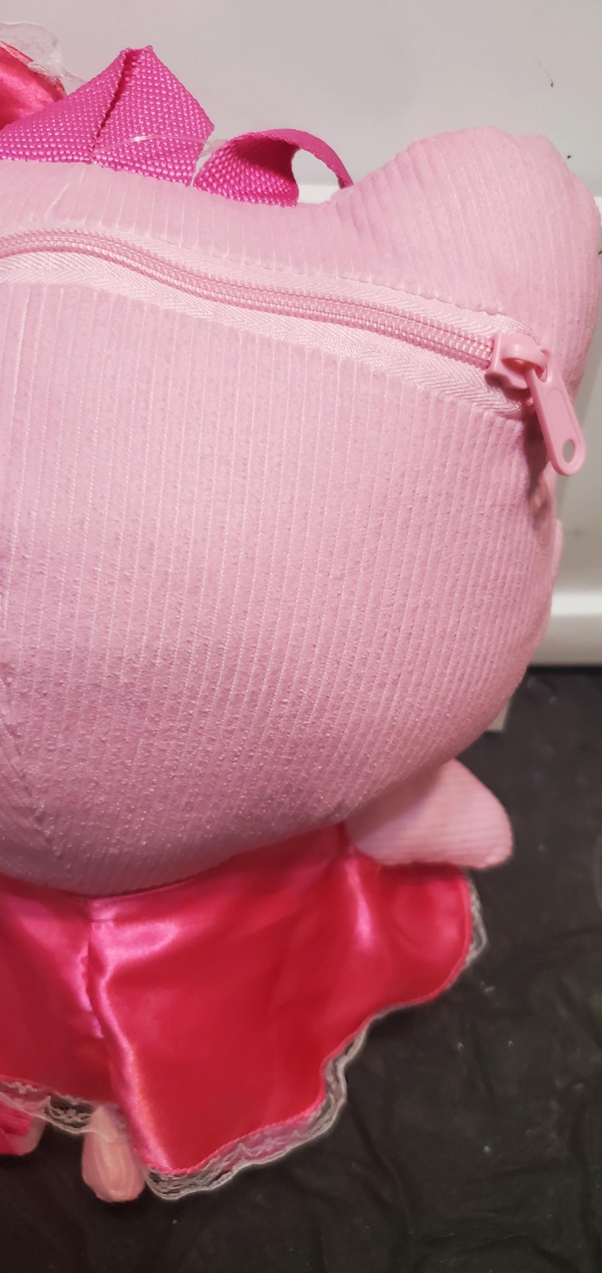 Hello Kitty Pink Plush Backpack  Cute Satin Dress  New Witho - Ozone Park, New York - FleaMarketBay