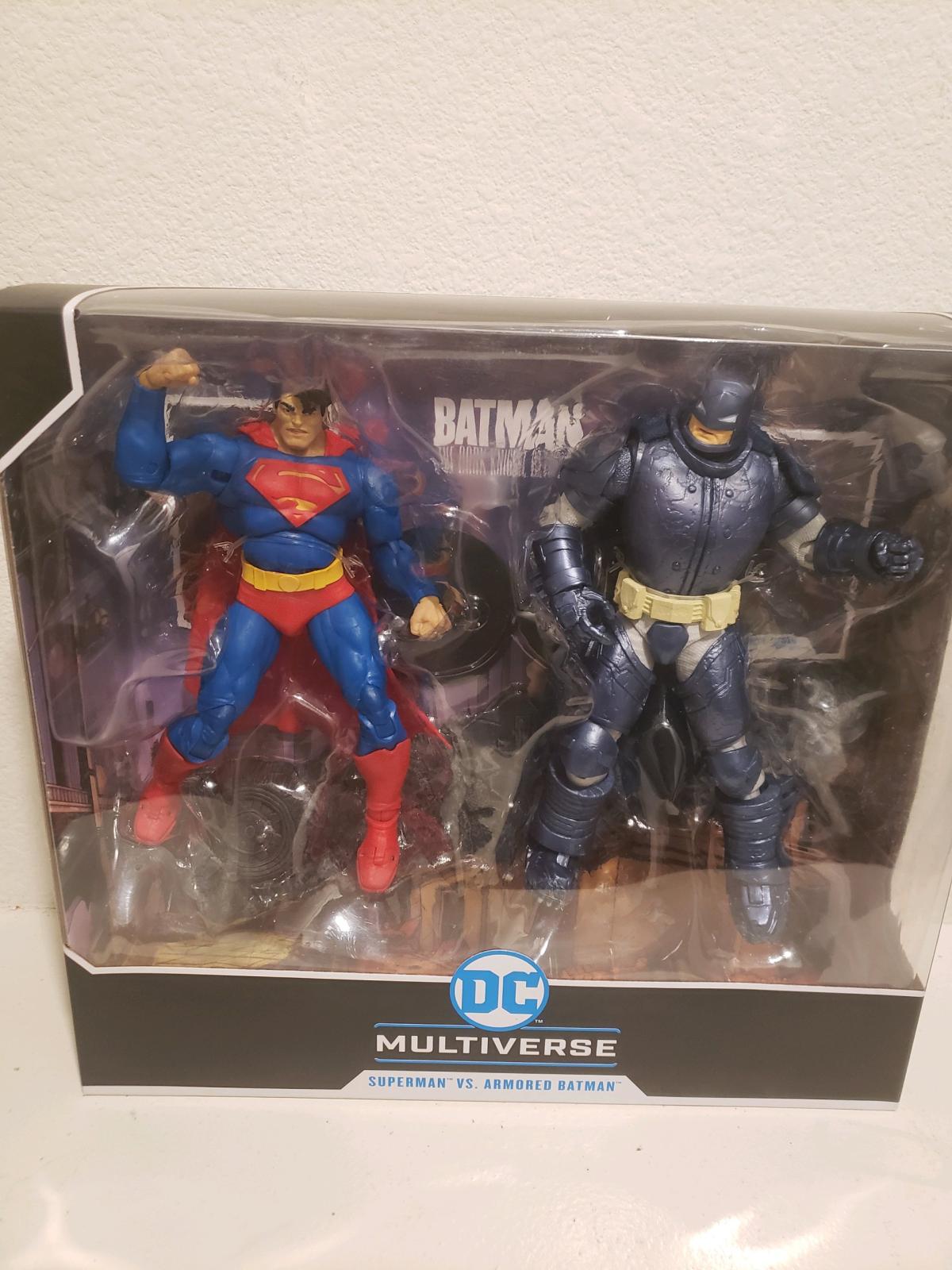 Dc Mcfarlane Superman vs Armored Batman - Calimesa, California - FleaMarketBay