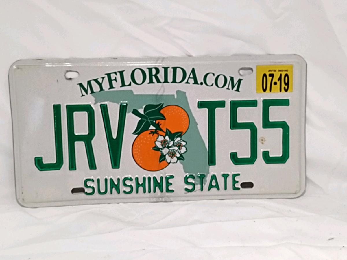 VARIOUS VINTAGE STATE LICENSE PLATES - Tampa, Florida - FleaMarketBay