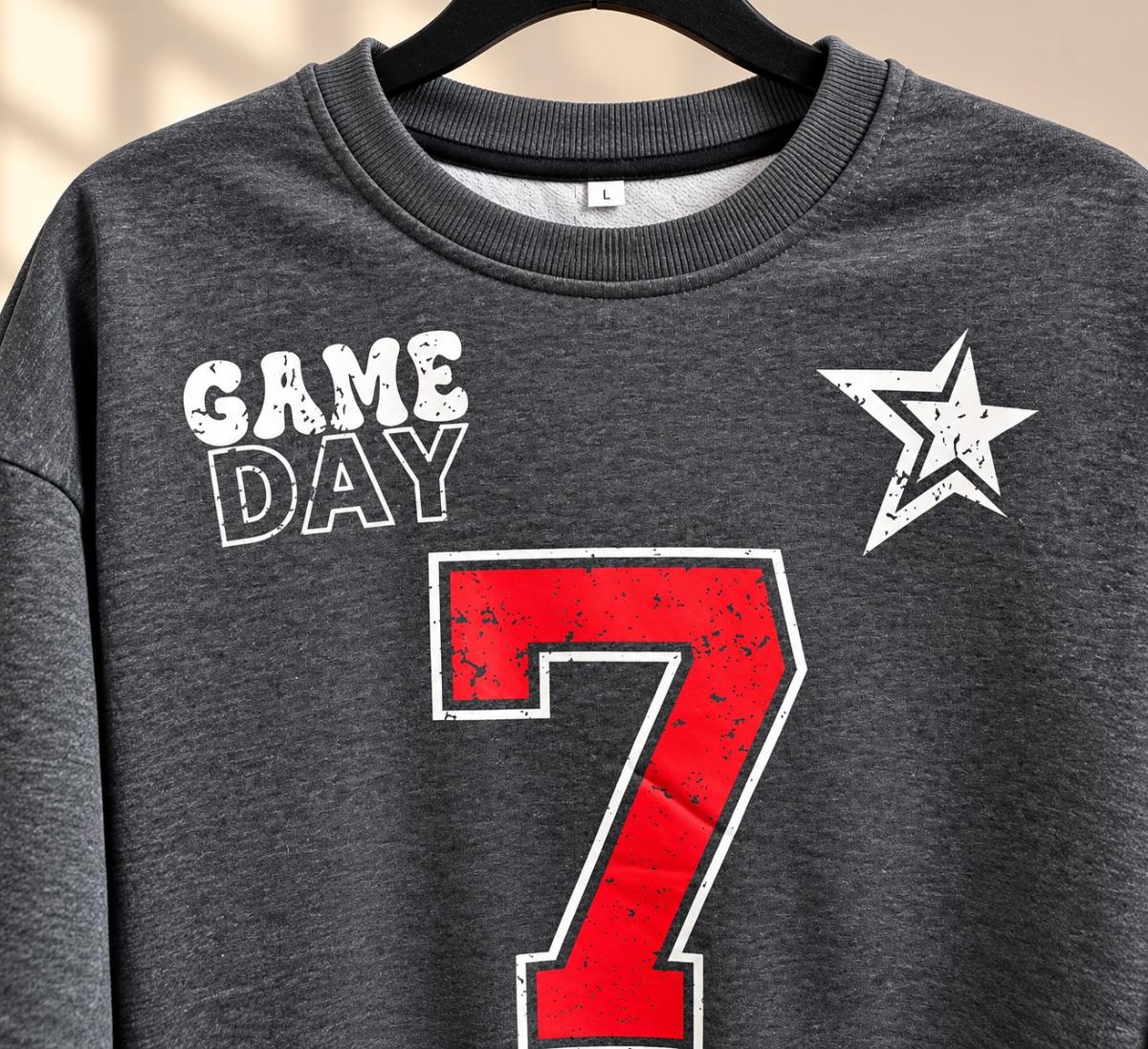 Sudadera para Mujer Game Day Nmero 7 - Hatch, New Mexico - FleaMarketBay