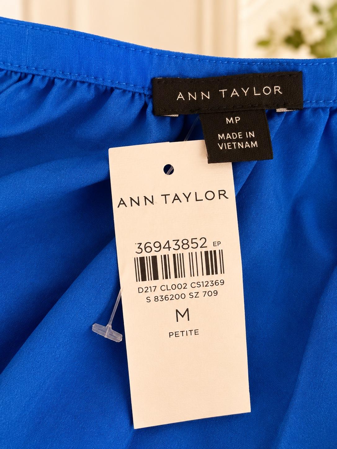 Ann Taylor Womens Blue Polka Dot - Hatch, New Mexico - FleaMarketBay