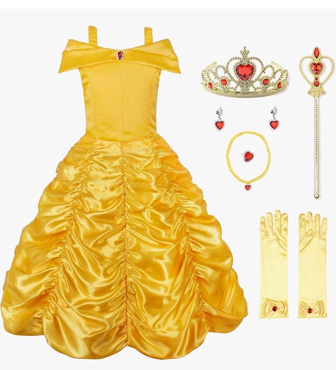 Princess Belle costume set Zize 10 to12 - Ozone Park, New York - FleaMarketBay