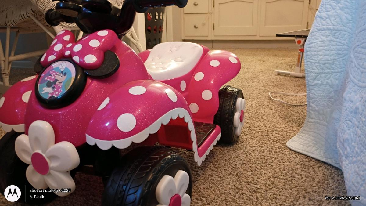 Minnie mouse four wheeler 3plus - Winston Salem, North Carolina - FleaMarketBay