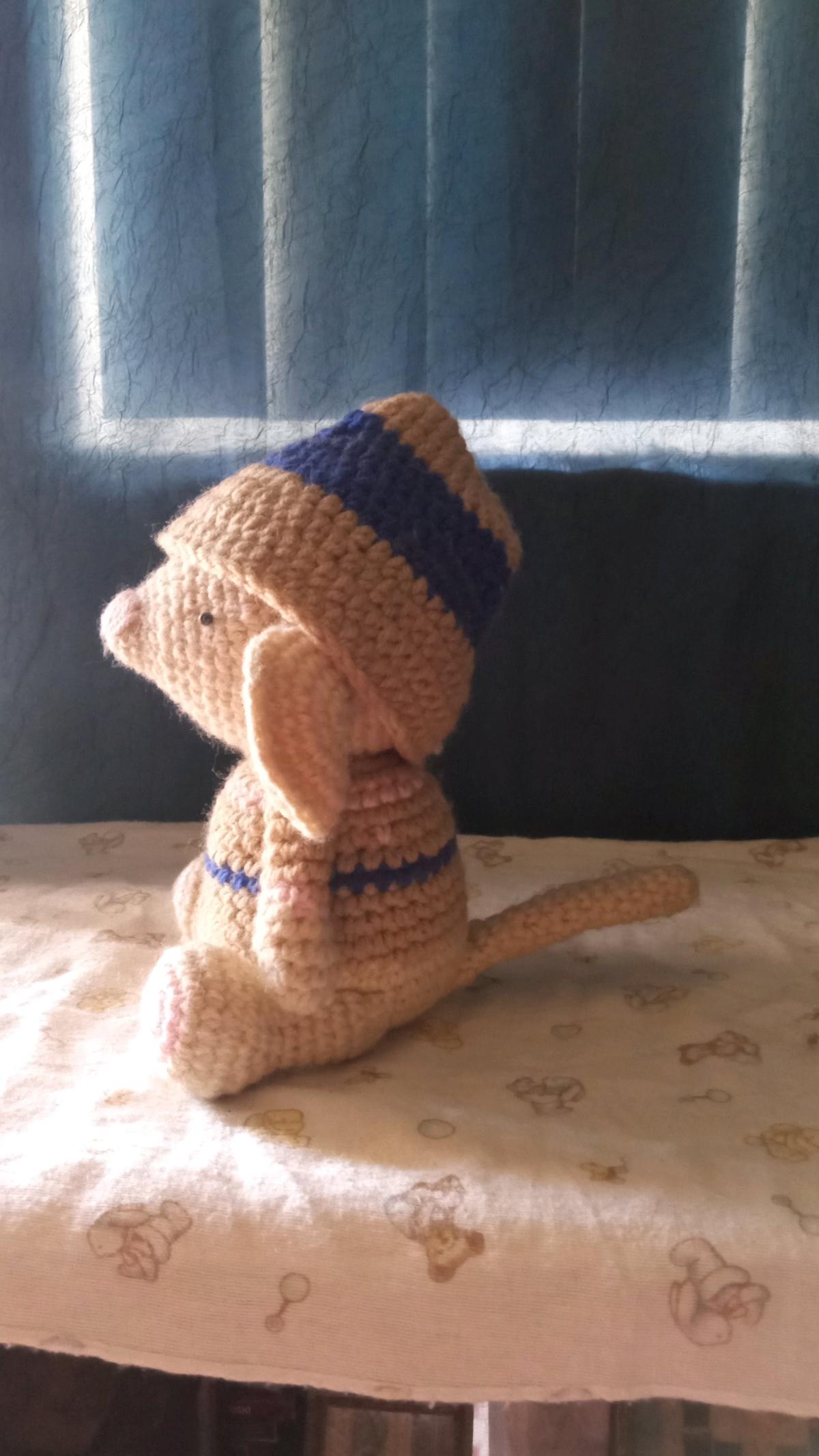 Handmade Crochet FloppyEared Mouse Plush - Miami, Florida - FleaMarketBay