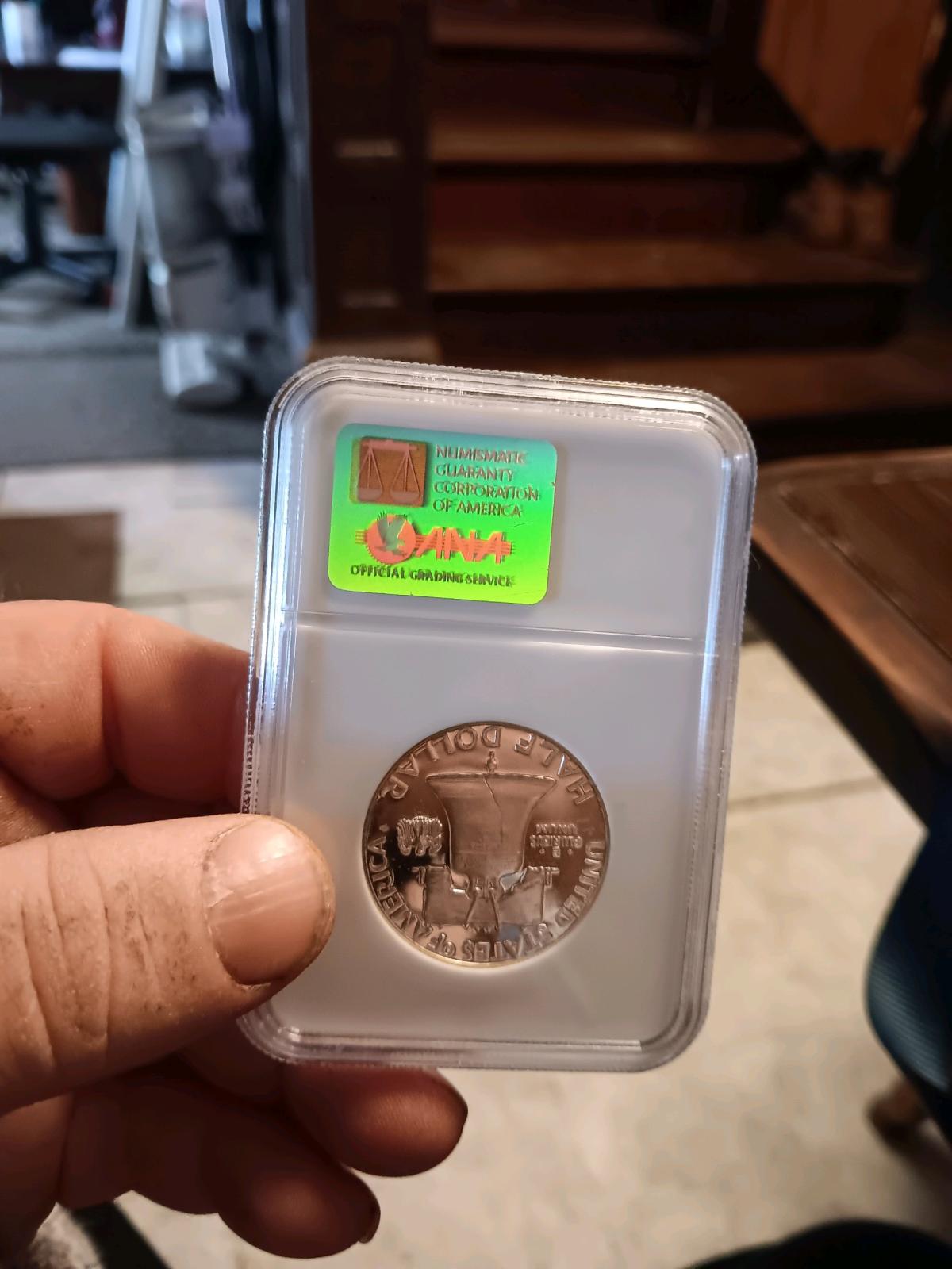 1961 PF68 Franklin half dollar - Kenton, Ohio - FleaMarketBay