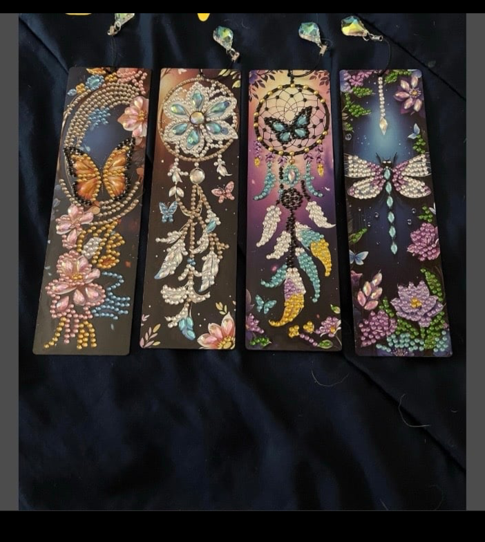 Diamond Art Butterfly Bookmarks - 4 in each set - , Nevada - FleaMarketBay