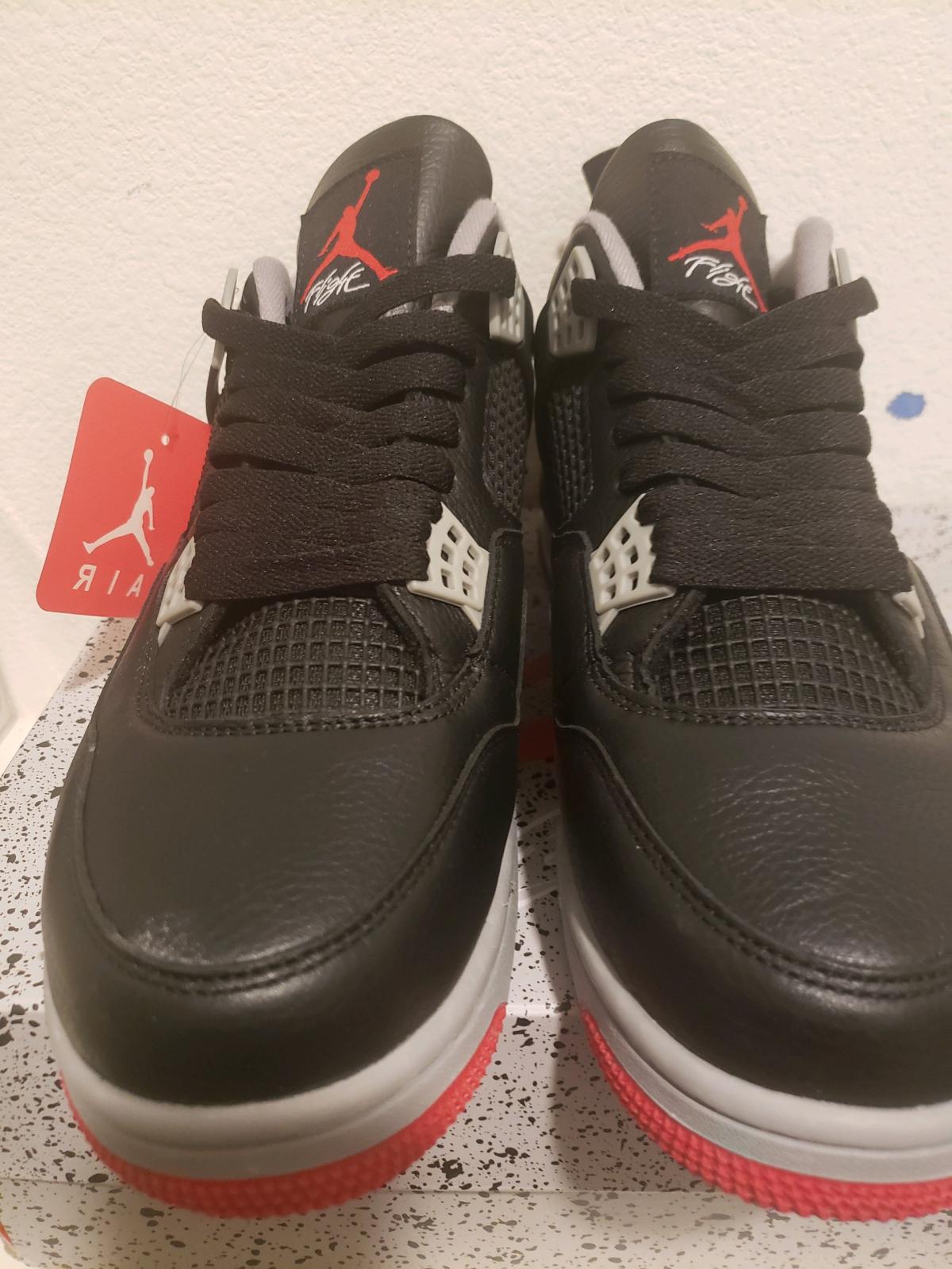 Jordan 4 Retro Bred Size 12 - Calimesa, California - FleaMarketBay