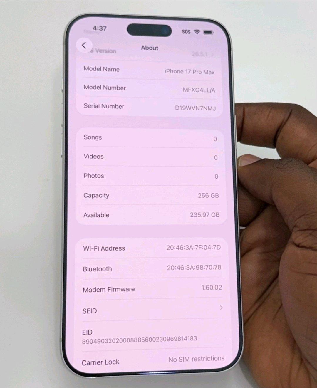 APPLE IPHONE 17 PRO MAX 256GB UNLOCKED - Brooklyn, New York - FleaMarketBay