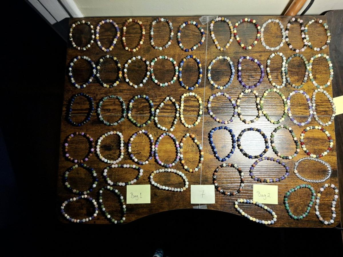 A Variety Of Handmade Beaded Bracelets - Flushing, New York - FleaMarketBay