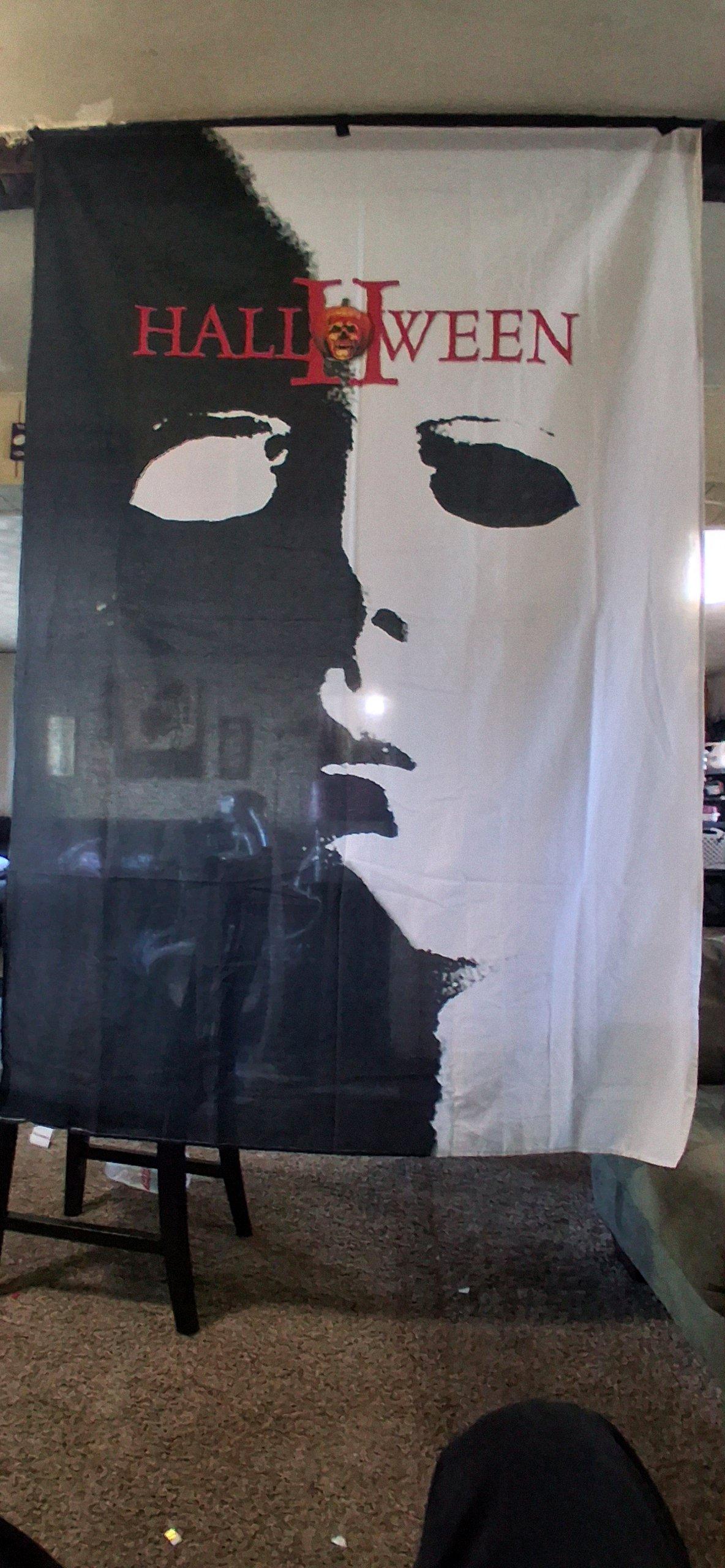 Michael myers tapestry original Halloween 2 theme - Rapid City, South Dakota - FleaMarketBay