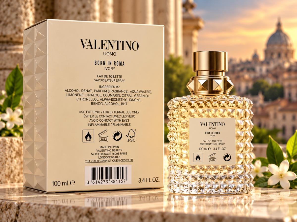 Valentino Uomo Born in Roma Ivory para Hombre 100 ml 34 oz E - Hatch, New Mexico - FleaMarketBay