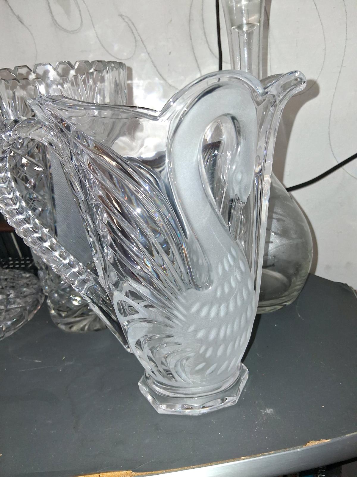 Crystal  and old stained glass lamp shades - Abington, Pennsylvania - FleaMarketBay