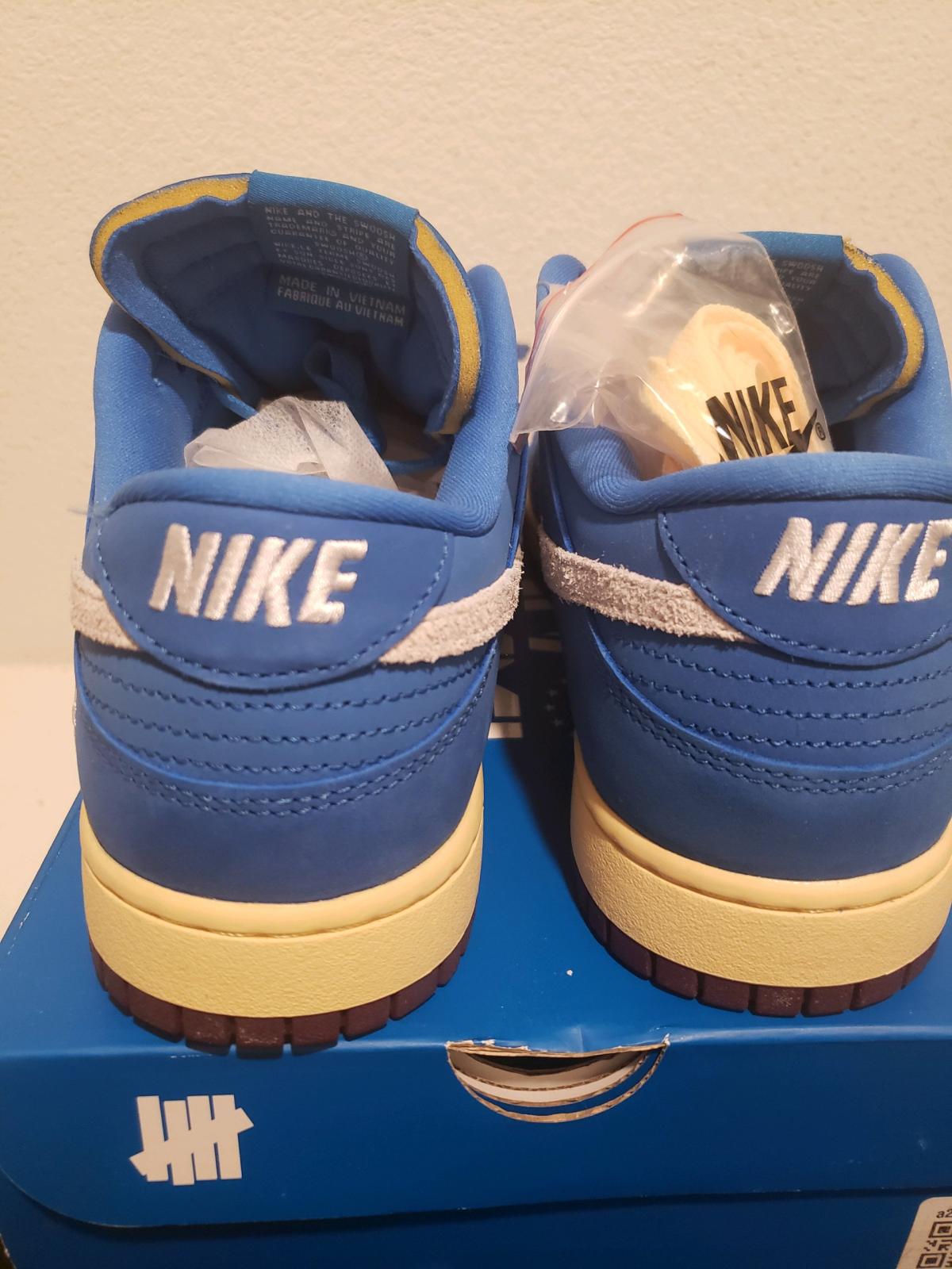Nike dunk low Undefeated  blue men size 12 - Calimesa, California - FleaMarketBay