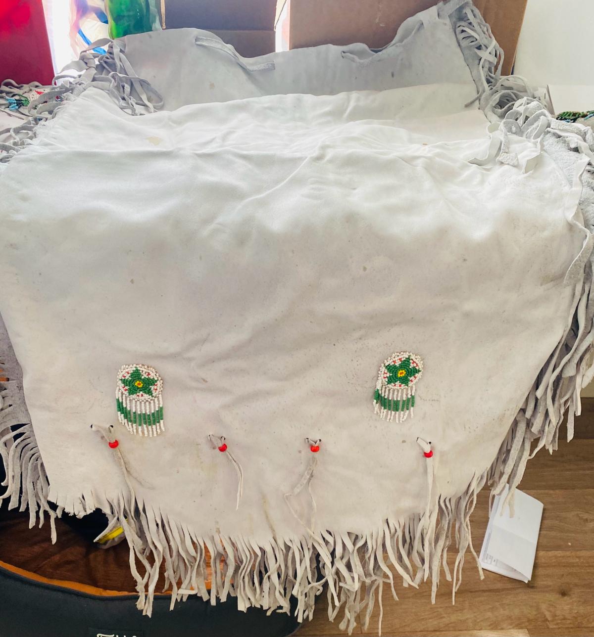Historical Native American shawl and skirt set - Mount Morris, Michigan - FleaMarketBay