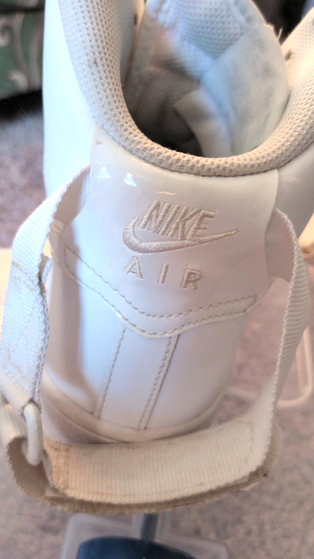 Nike Air Force One  packaging still attached to shoe  Worn 1 - Monroe, New York - FleaMarketBay