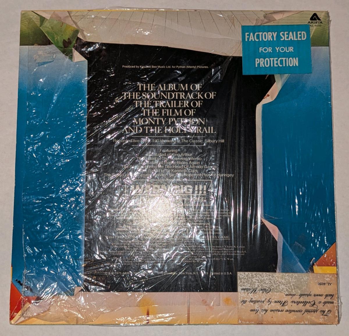 Monty Python and the Holy Grail Vinyl - New Bern, North Carolina - FleaMarketBay